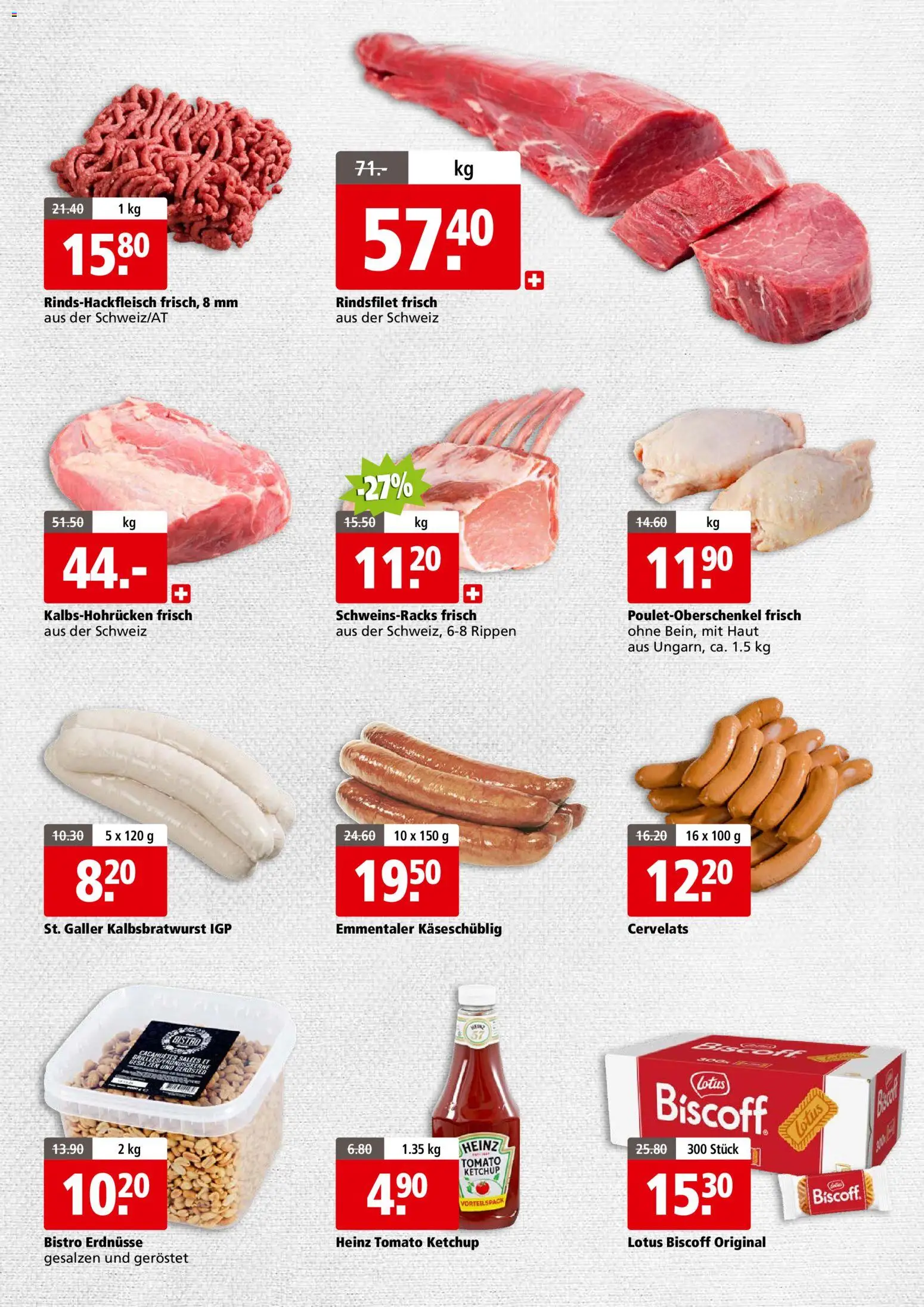 Aligro aktionen Business Schlieren, Gossau SG, Frauenfeld, Rapperswil-Jona, Sargans, Bern – gültig ab 29.06.2026 | Seite: 3 | Produkte: Erdnüsse, Ketchup