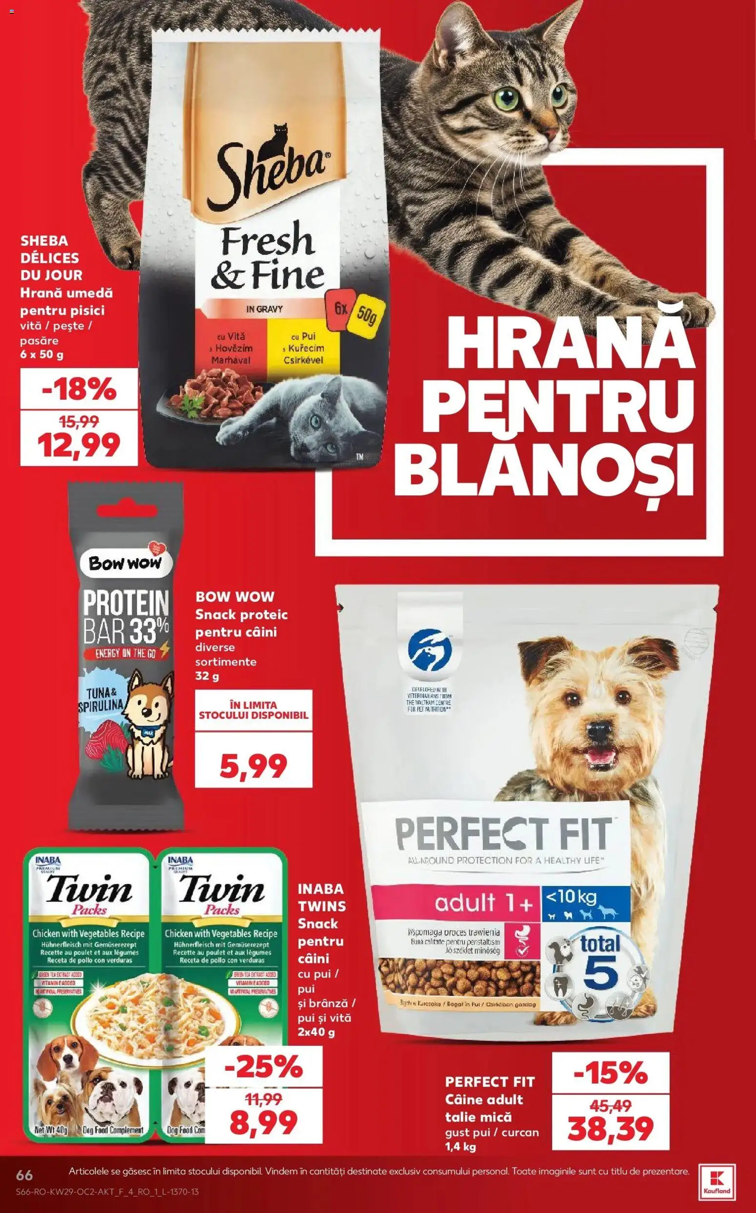 Noul catalog Kaufland – valabil de la 15.07.2026 | Pagină: 66 | Produse: Vită, Pui, Brânză, Pește
