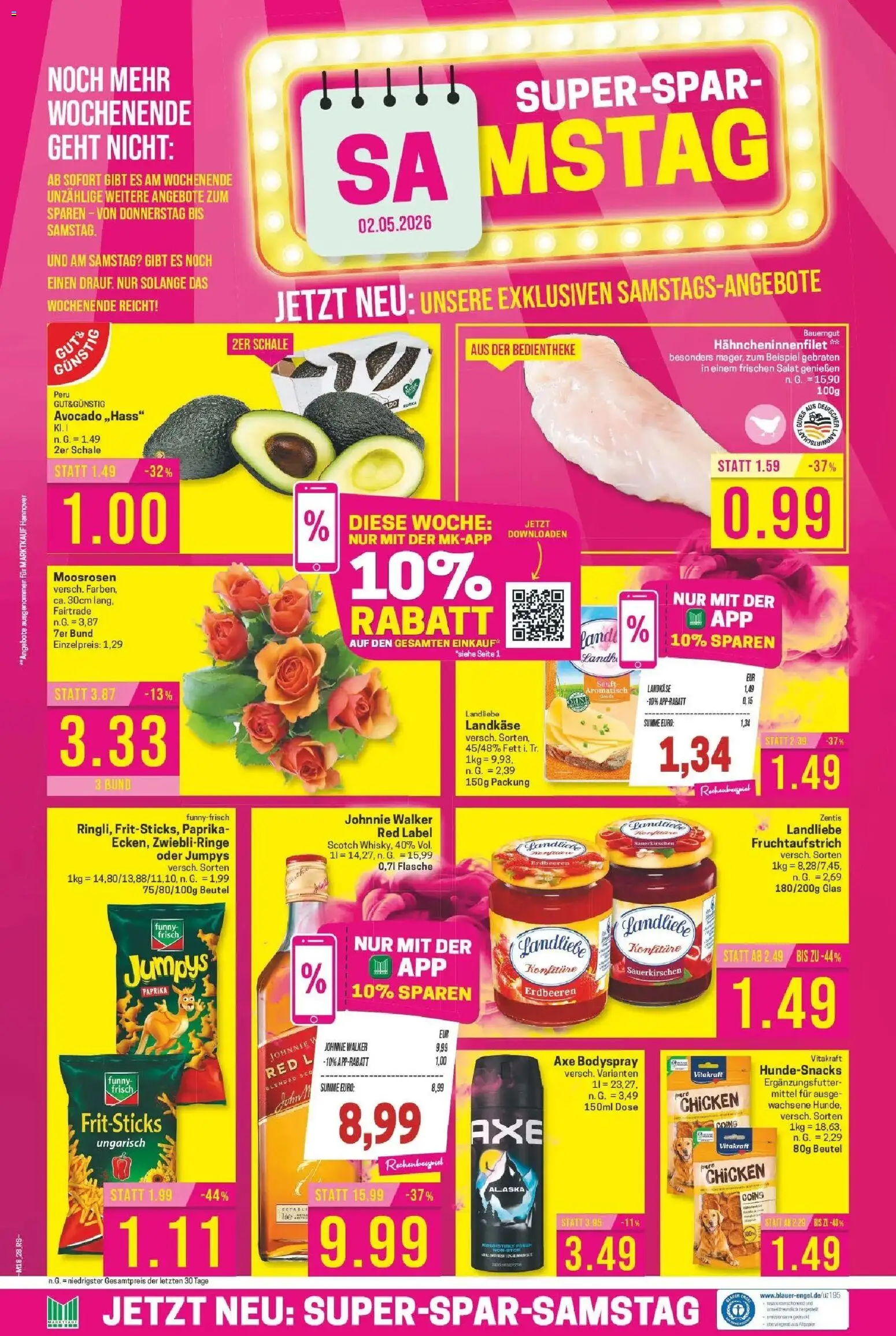 Marktkauf Prospekt Meppen	 – gültig ab 27.04.2026 | Seite: 30 | Produkte: Funny frisch, Axe, Bauerngut, Erdbeeren