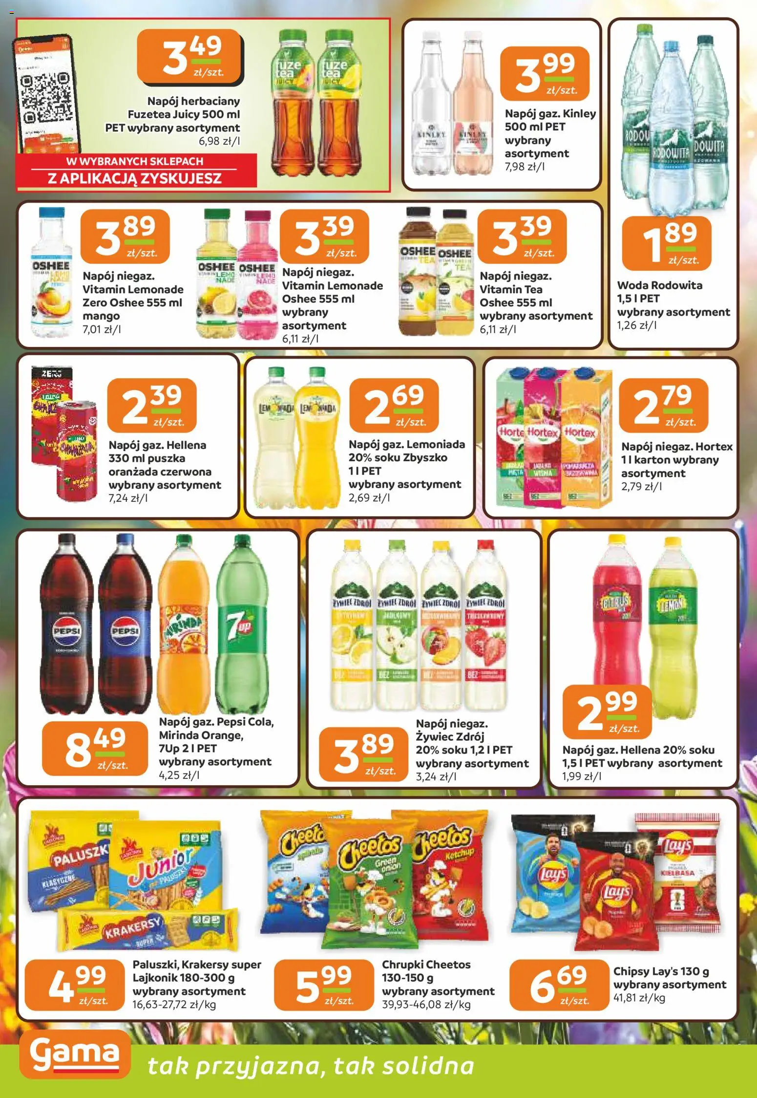 Gama gazetka od 21.05.2026 | Strona: 10 | Produkty: Mango, Chipsy, Chrupki, Paluszki