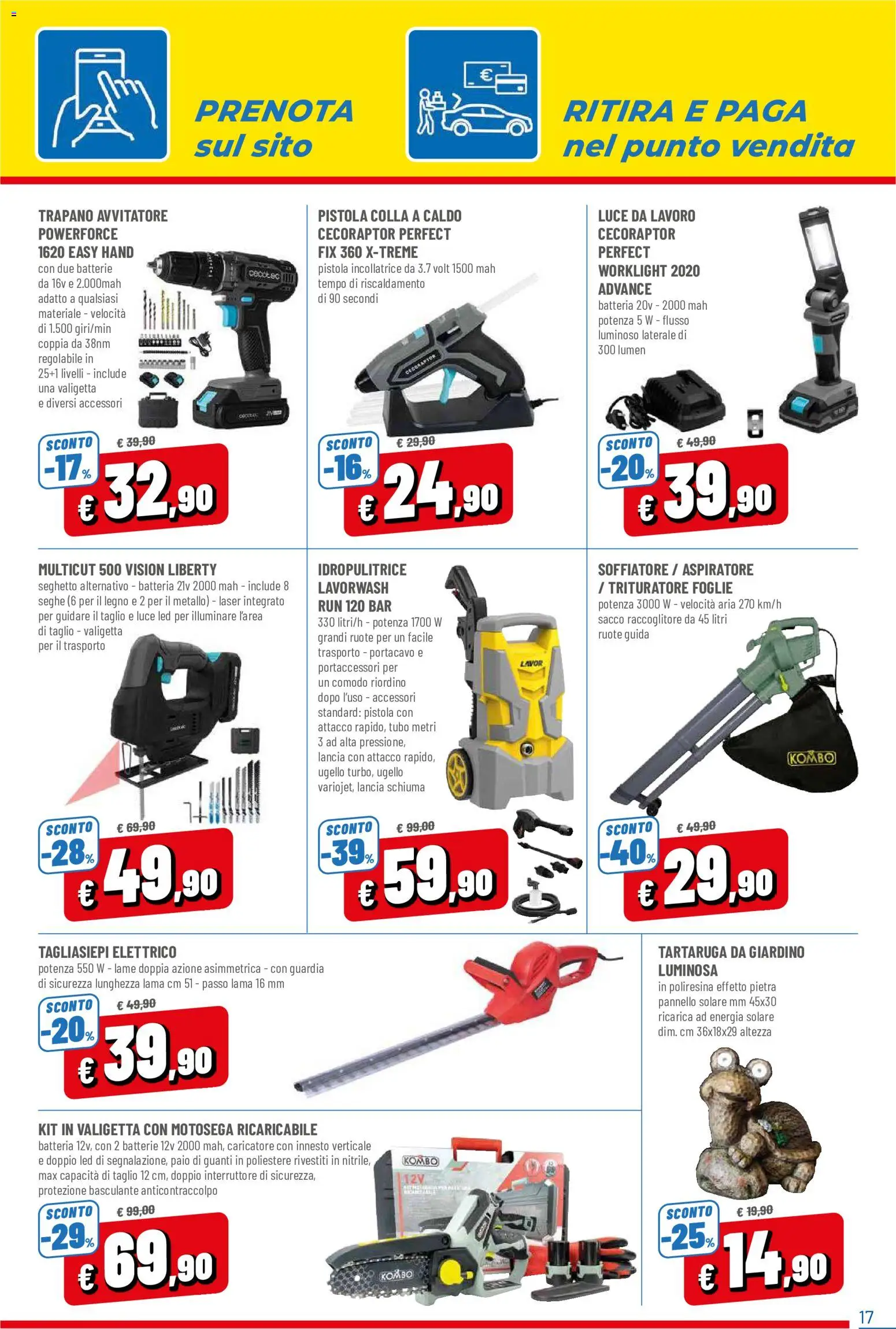 Volantino D Più del 01/10/2026 | Pagina: 17 | Prodotti: Schiuma, Guanti, Colla, Batteria
