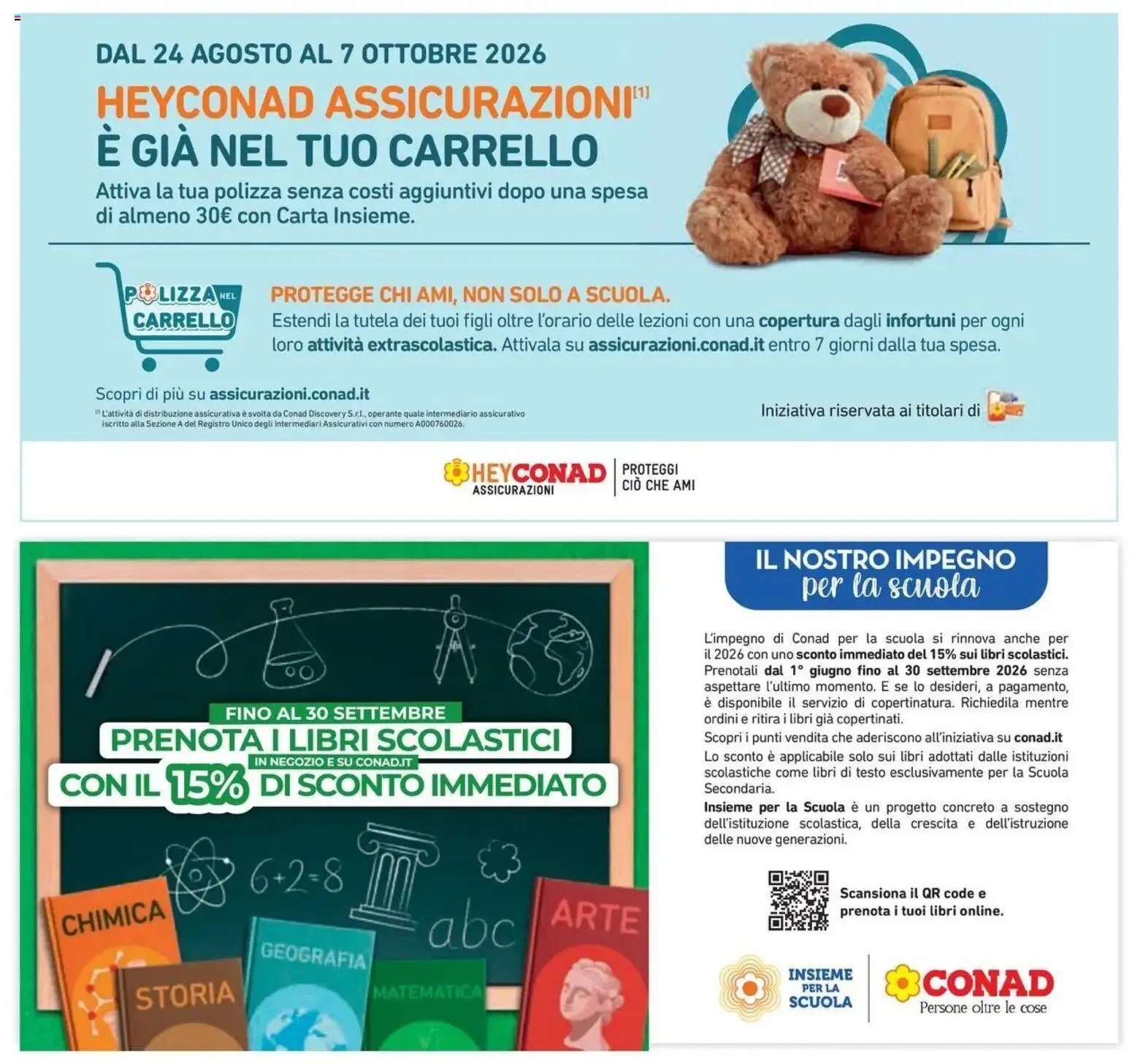 Volantino Conad dal 26/08/2026 > Anteprima | Pagina: 13 | Prodotti: Libri, Carrello
