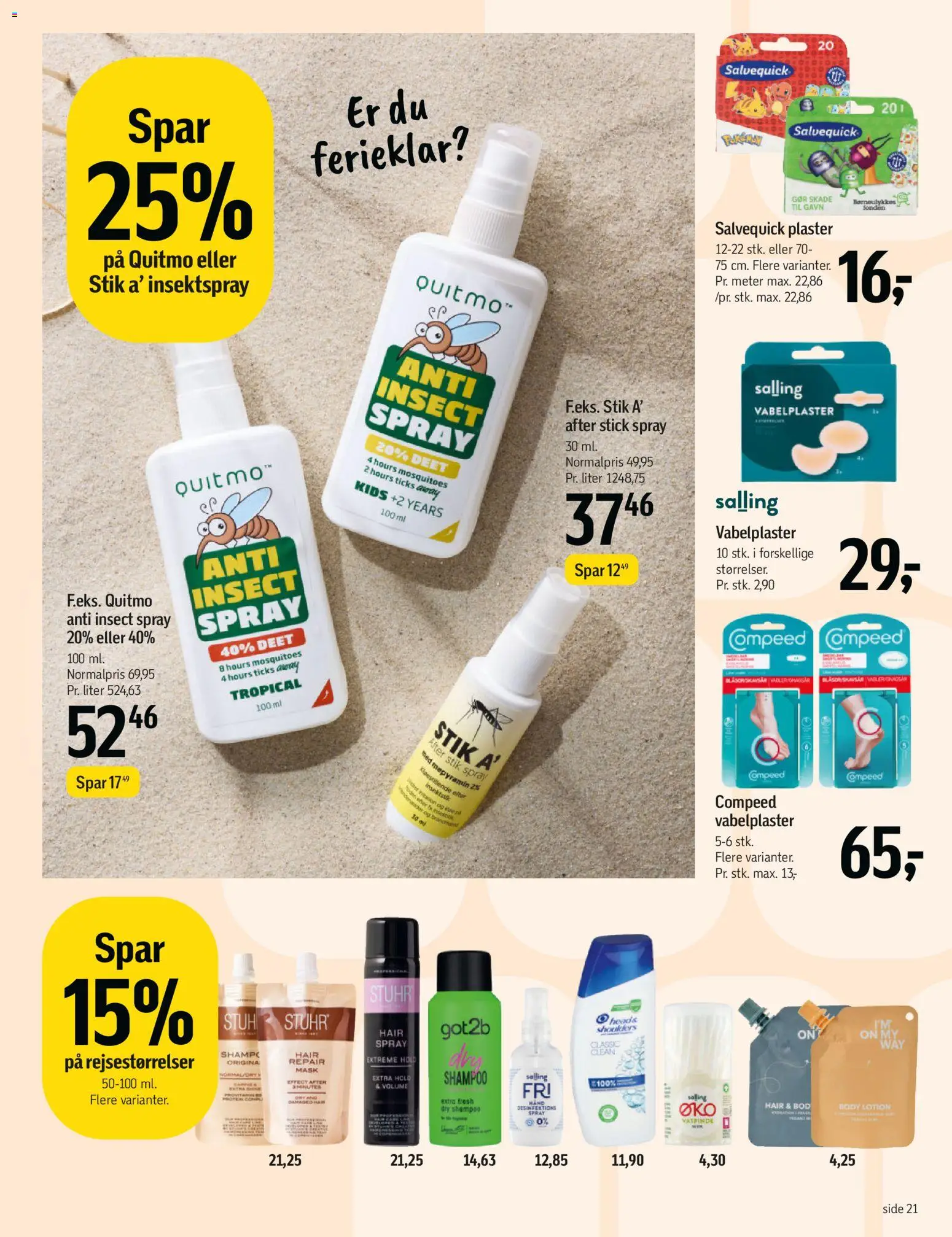 Føtex tilbudsavis – gyldig fra 29.05.2026 | Side: 21 | Produkter: Shampoo, Stik