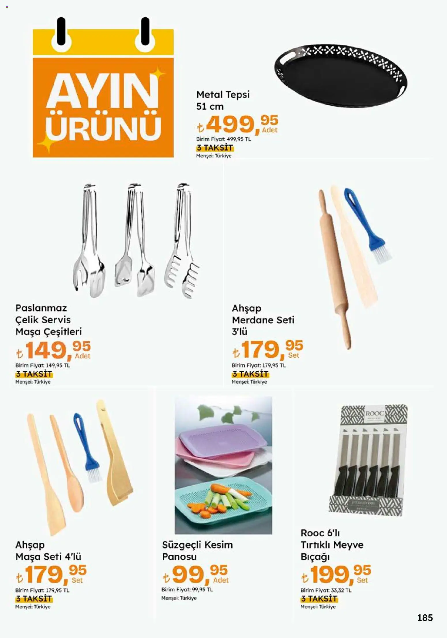Migros Katalog - 5M Migroskop Dijital - 10 Eylül 2026 tarihinden itibaren geçerlidir | Sayfa: 185 | Ürünler: Masa, Meyve, Tepsi