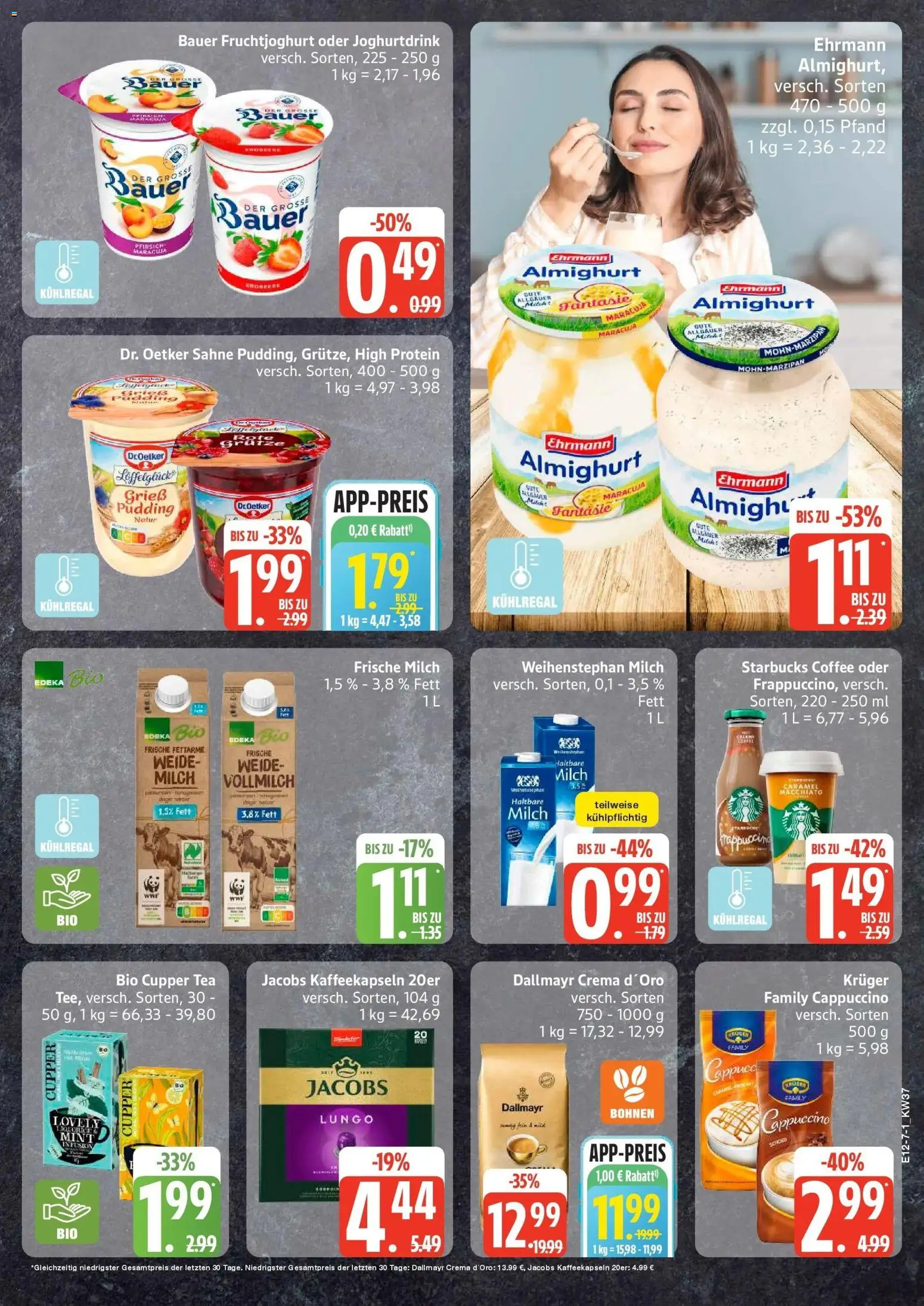 Edeka Prospekt Norderstedt (ab 07.09.2026) » Angebote Online | Seite: 7 | Produkte: Grieß, Milch, Pudding, Sahne