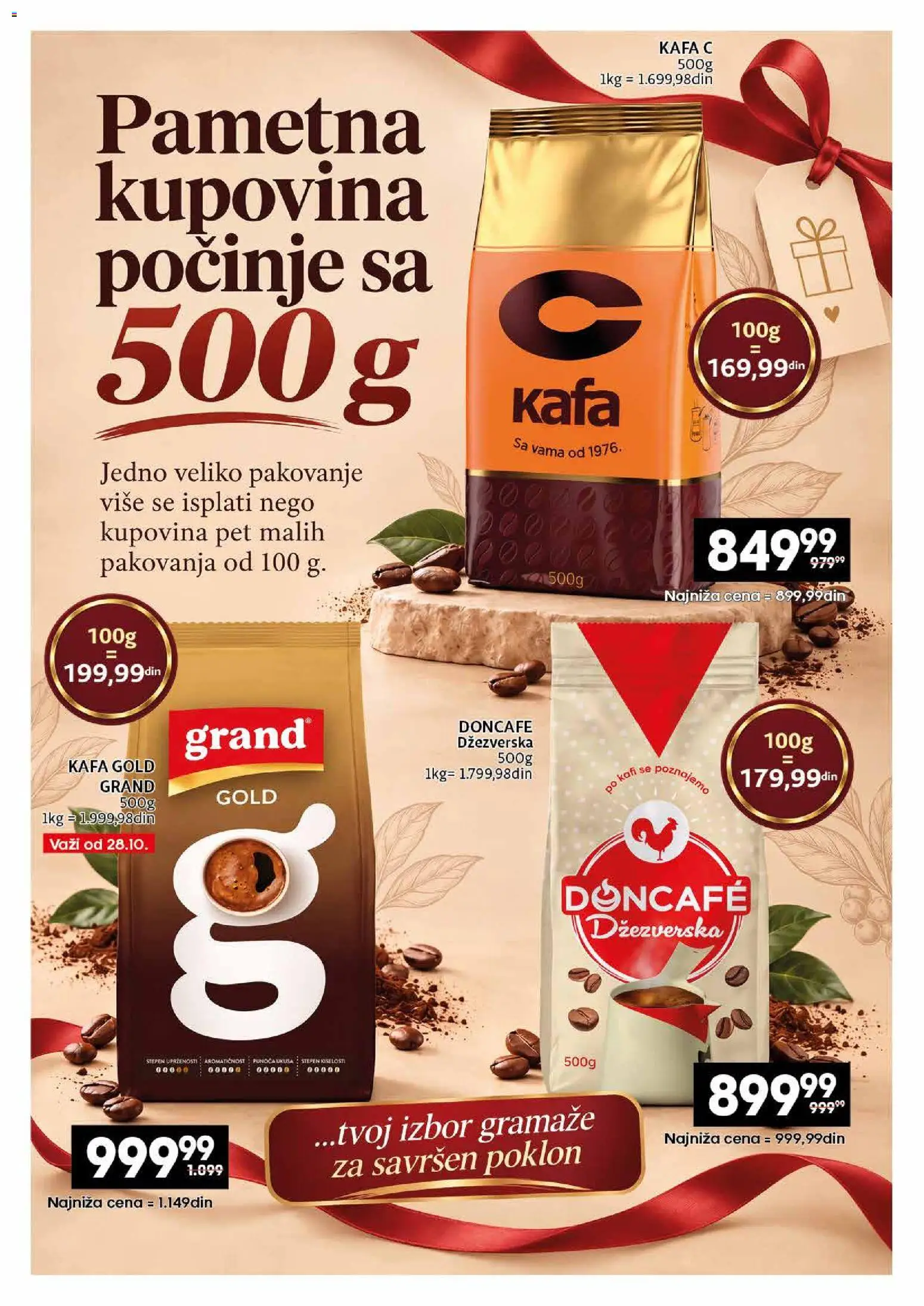 Roda katalog - važi od 26.10.2026 | Strana: 4 | Proizvode: Doncafe, Pakovanje, Kafa