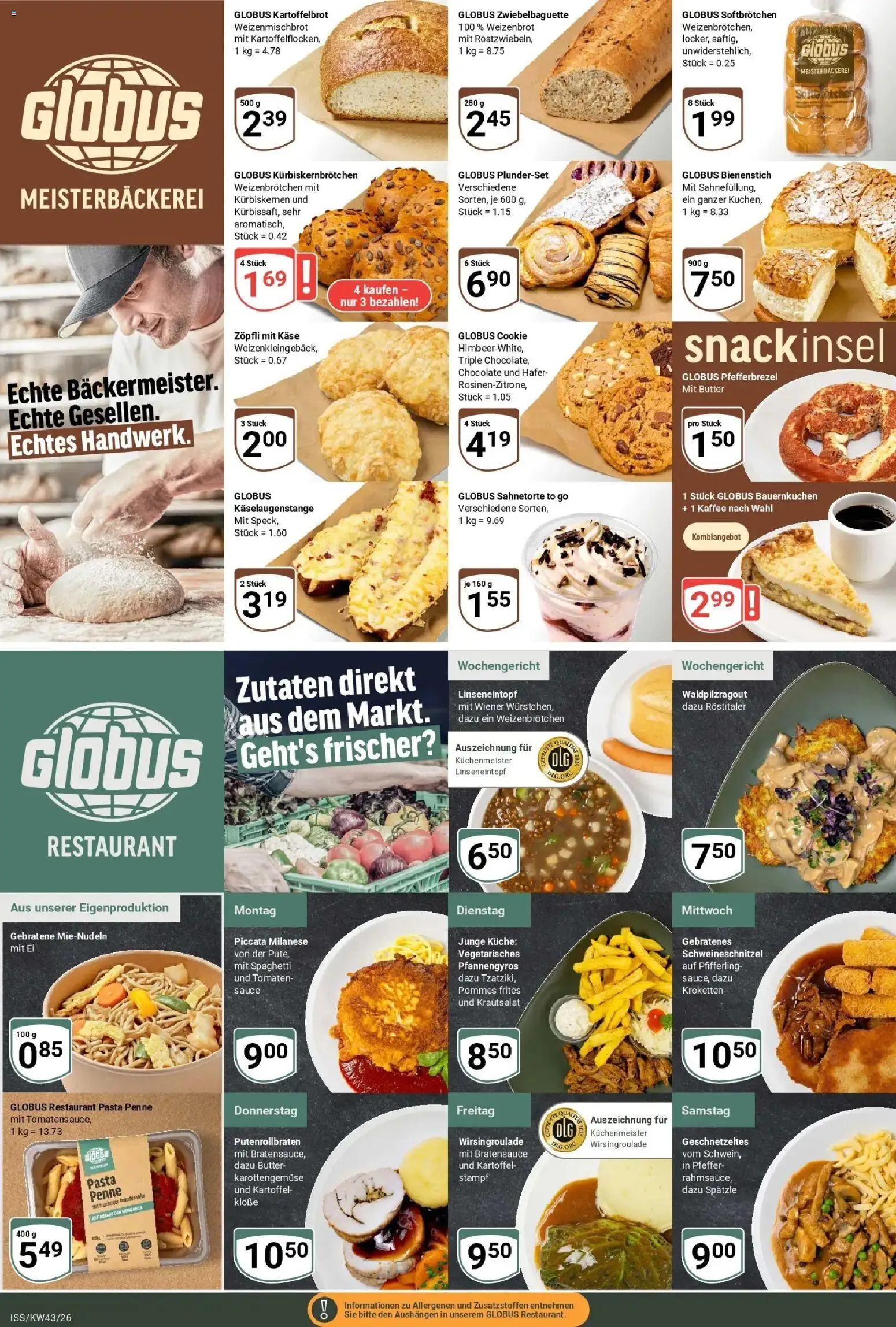 Globus Prospekt Isserstedt (ab 19.10.2026) » Angebote online | Seite: 7 | Produkte: Kaffee, Spaghetti, Küche, Pfeffer