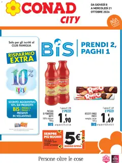 Anteprima del volantino Conad volantino City Piemonte valido a partire dal 08/10/2026 | Pagina: 1