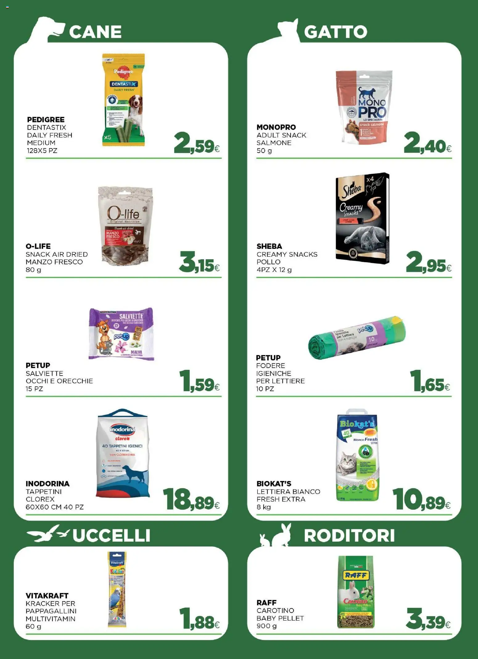 Volantino Brico io del 08/10/2026 | Pagina: 13 | Prodotti: Pellet, Pollo, Salmone, Manzo