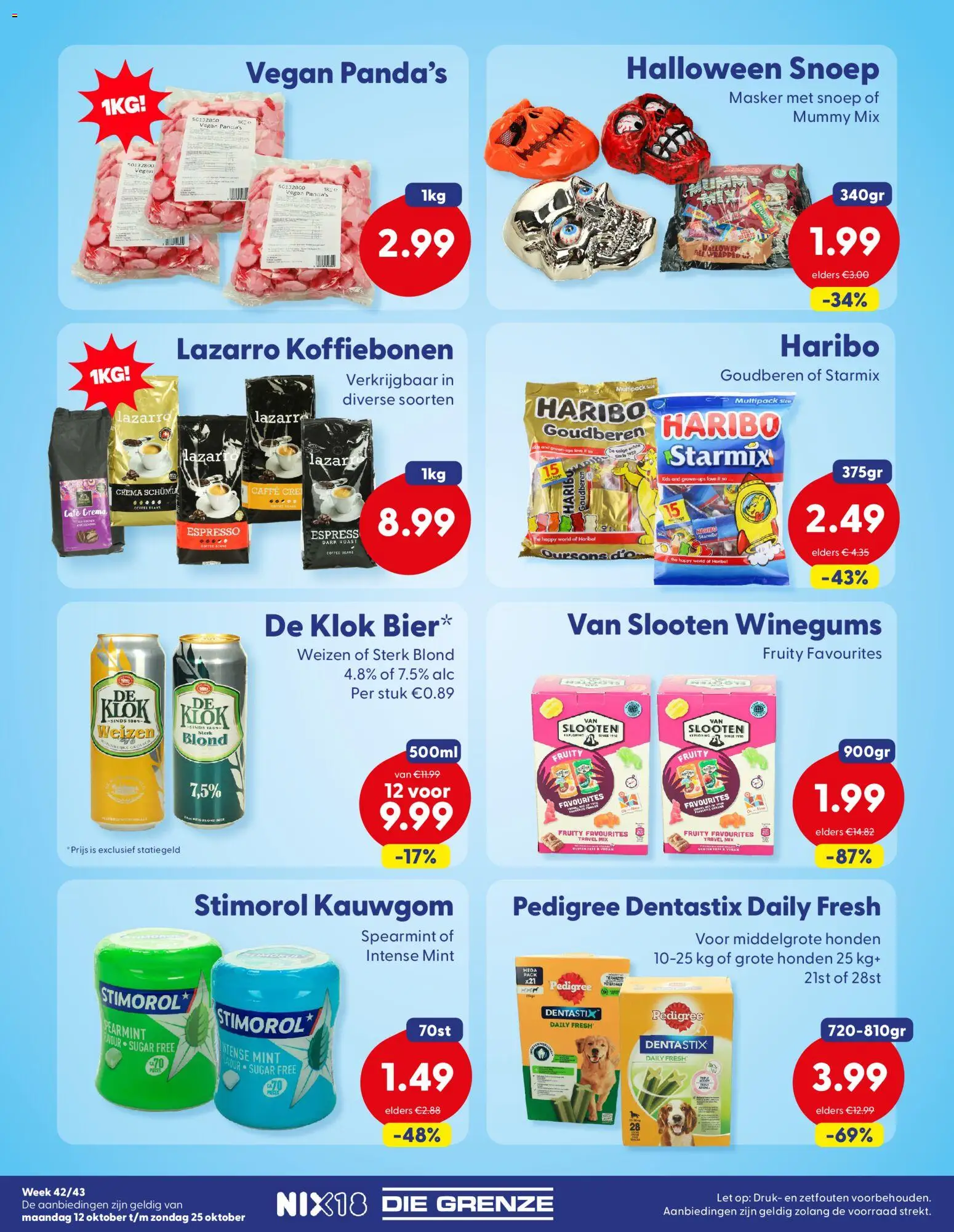 {H1} | Pagina: 5 | Producten: Snoep, Koffiebonen, Kauwgom, Masker