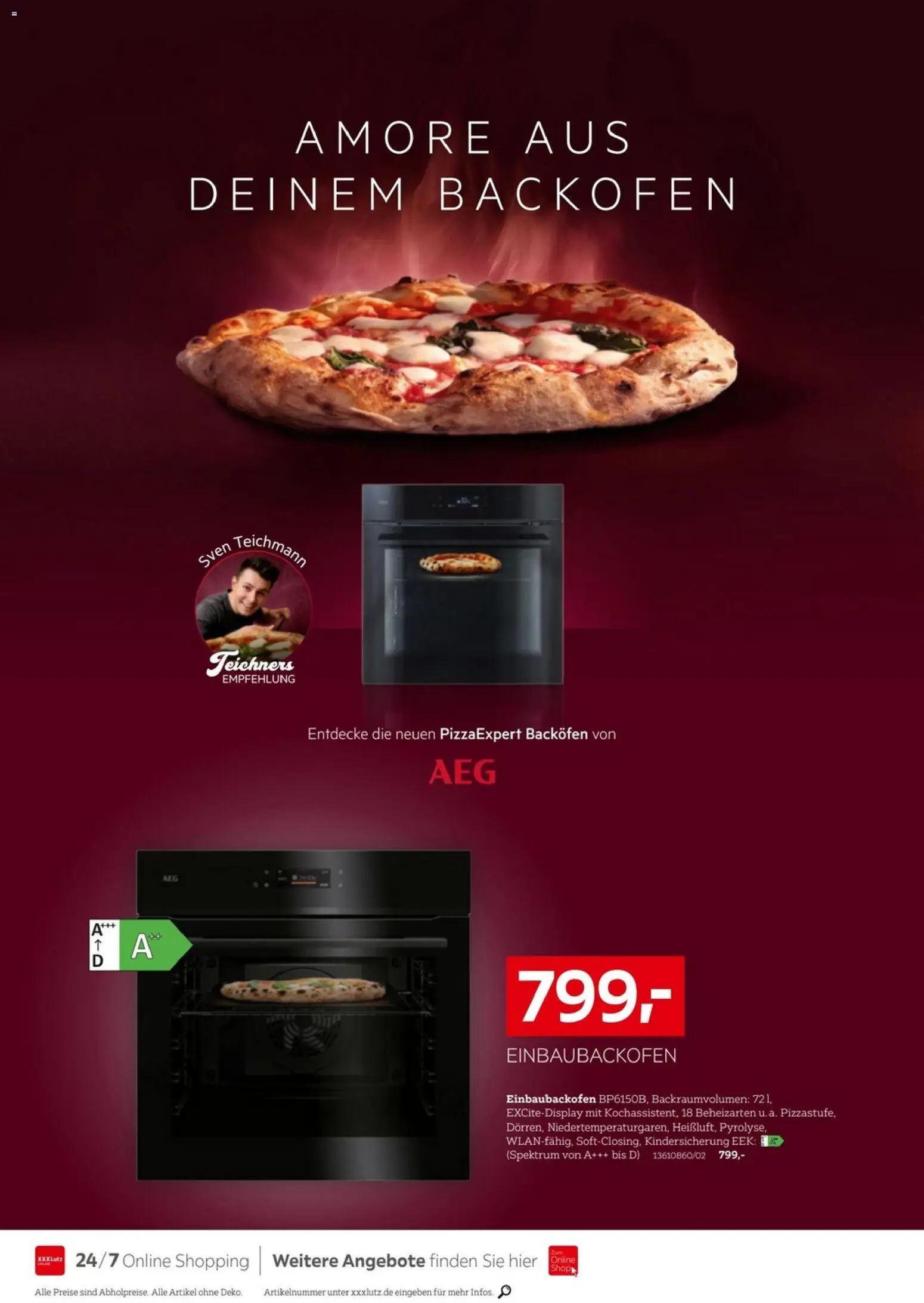 XXXLutz Nr. 1 bei Küchen – gültig ab 04.07.2026 | Seite: 16 | Produkte: Backofen
