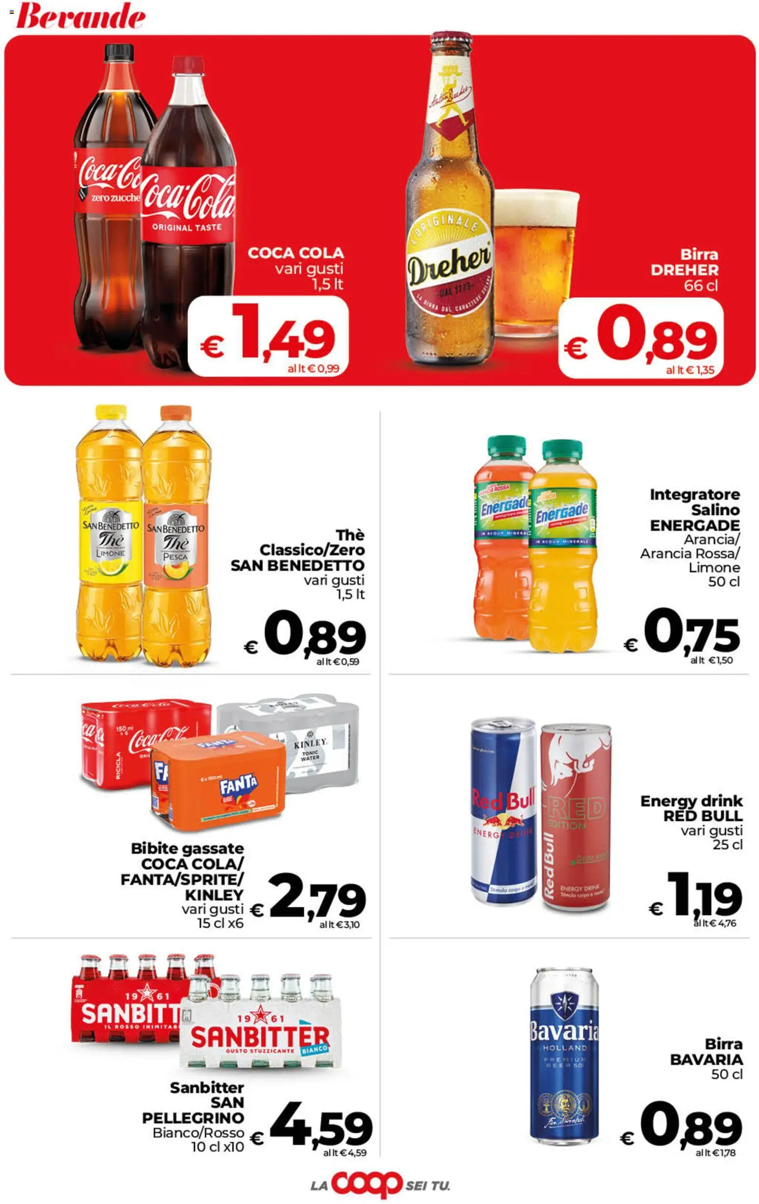 Volantino COOP del 02/10/2026 | Pagina: 27 | Prodotti: Birra, Limone, Bibite, Red Bull