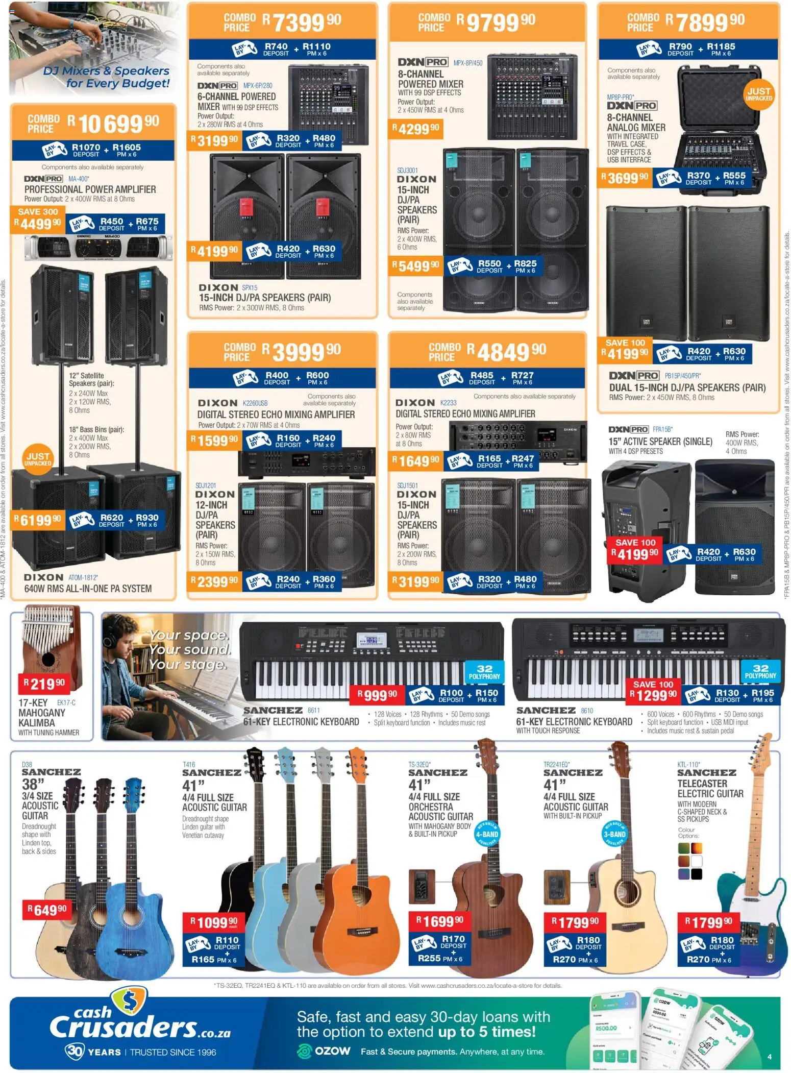 New Cash Crusaders catalogue – valid from 15.05.2026 | Page: 4 | Products: Satellite, Speaker, USB, Hammer