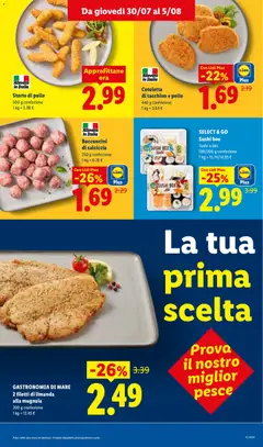 Anteprima del volantino SELECT & GO Sushi box, Toshi o Aki 190/200 g confezione valido a partire dal 30/07/2026 | Pagina: 7