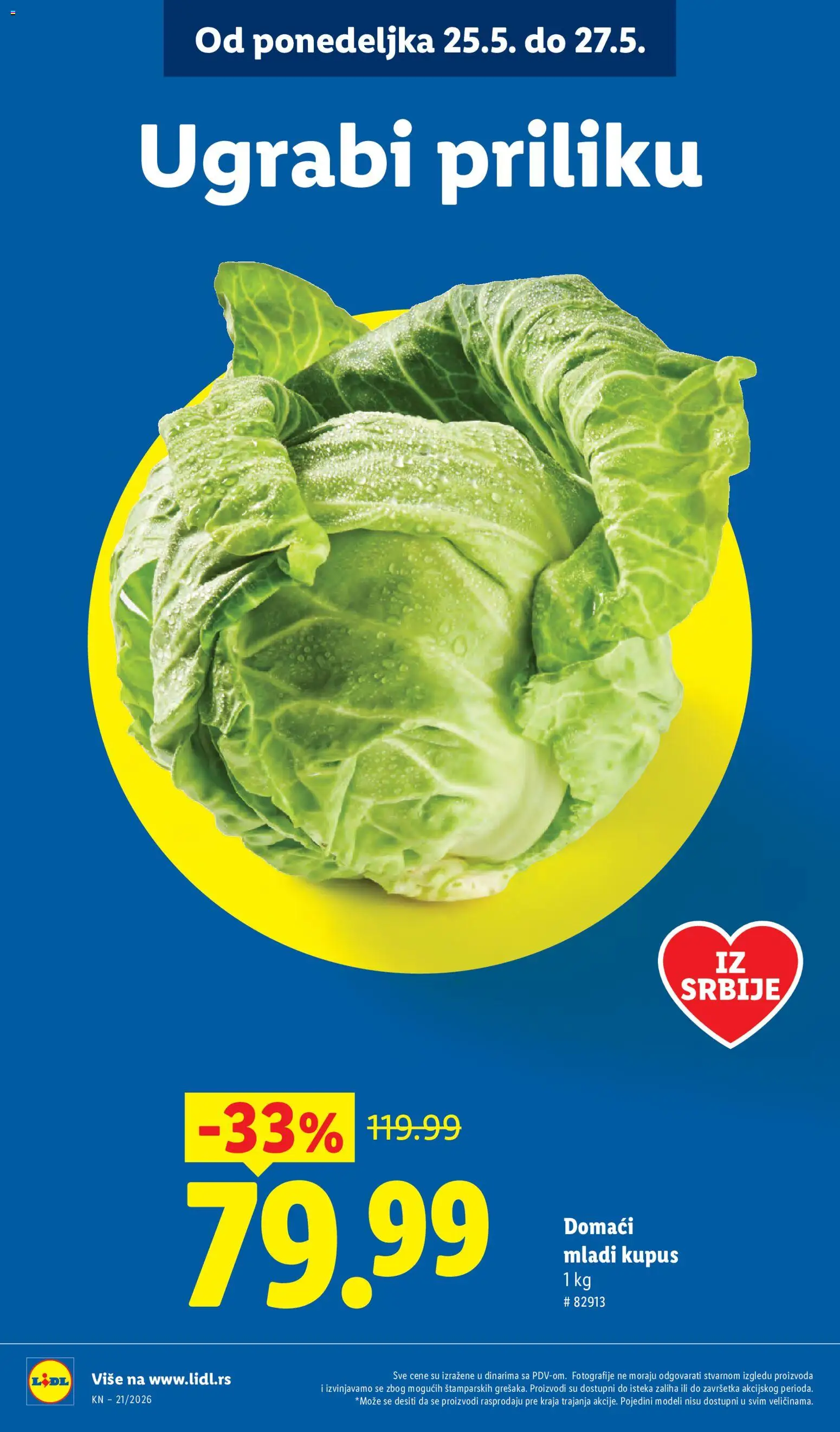 Lidl katalog - važi od 21.05.2026 | Strana: 10 | Proizvode: Kupus