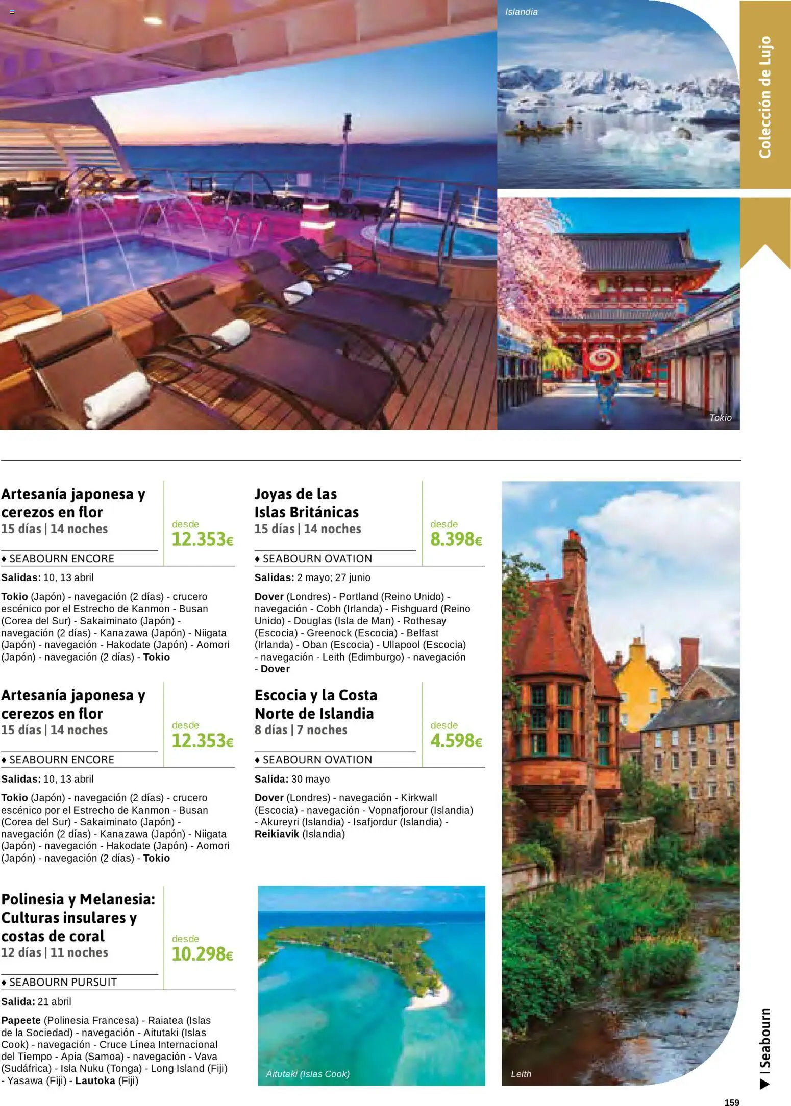 Viajes El Corte Inglés Cruceros marítimos │ válido desde el 01/01/2026 | Página: 160 | Productos: Navegación