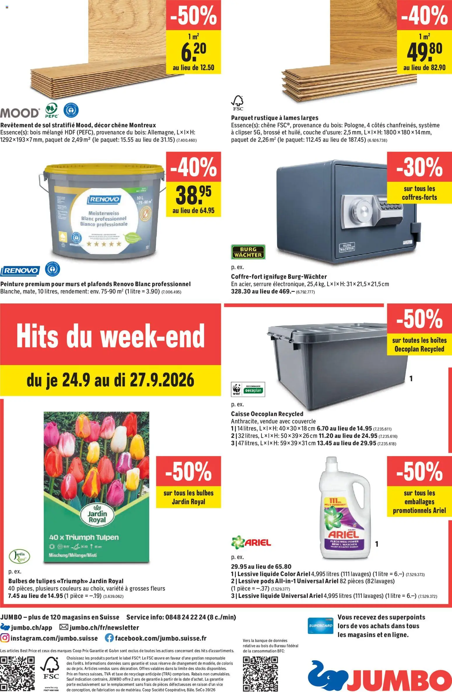 Jumbo aktionen FR – gültig ab 24.09.2026 | Seite: 28 | Produkte: Wasser