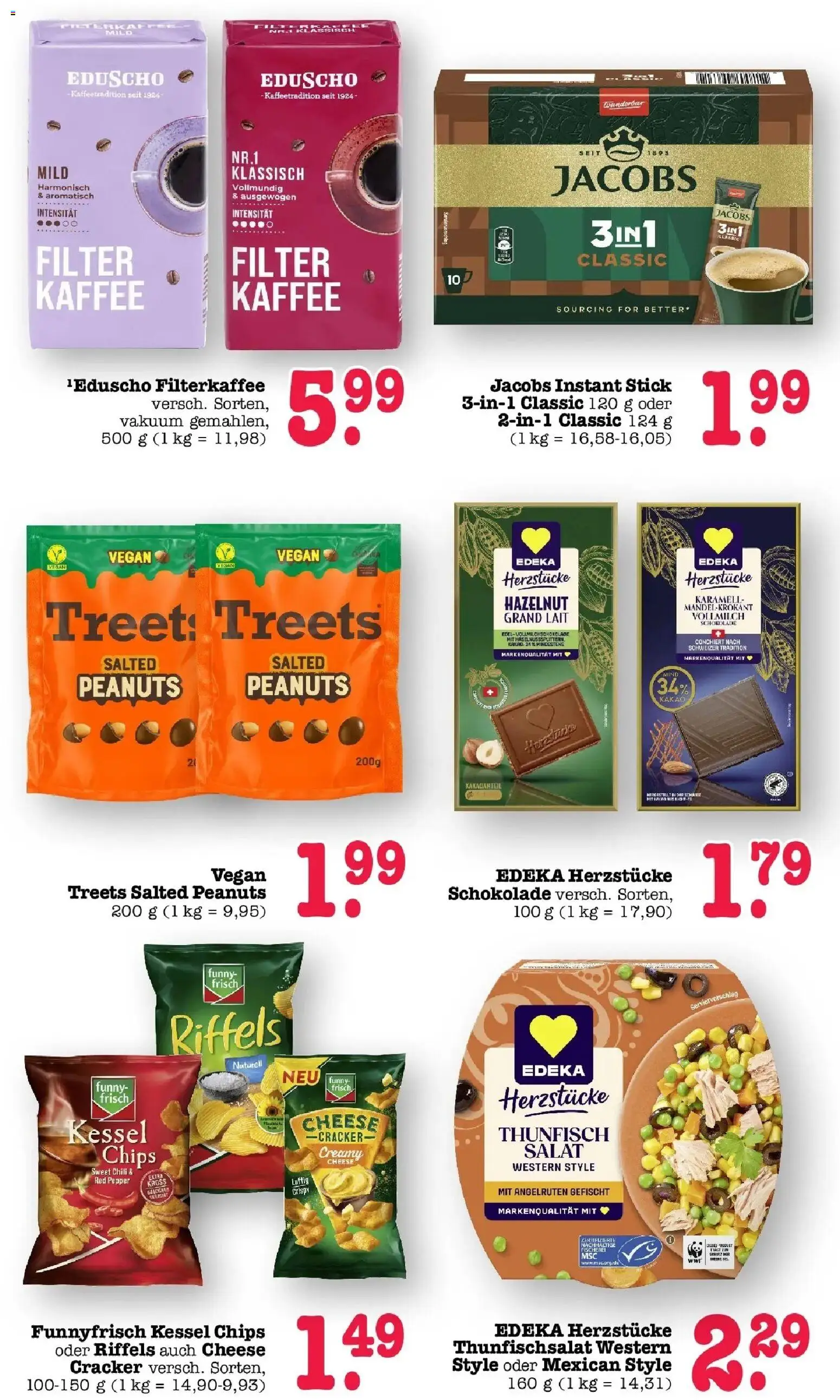 Edeka Prospekt Heidelberg (ab 19.10.2026) » Angebote Online | Seite: 40 | Produkte: Met, Funny frisch, Chips, Salat