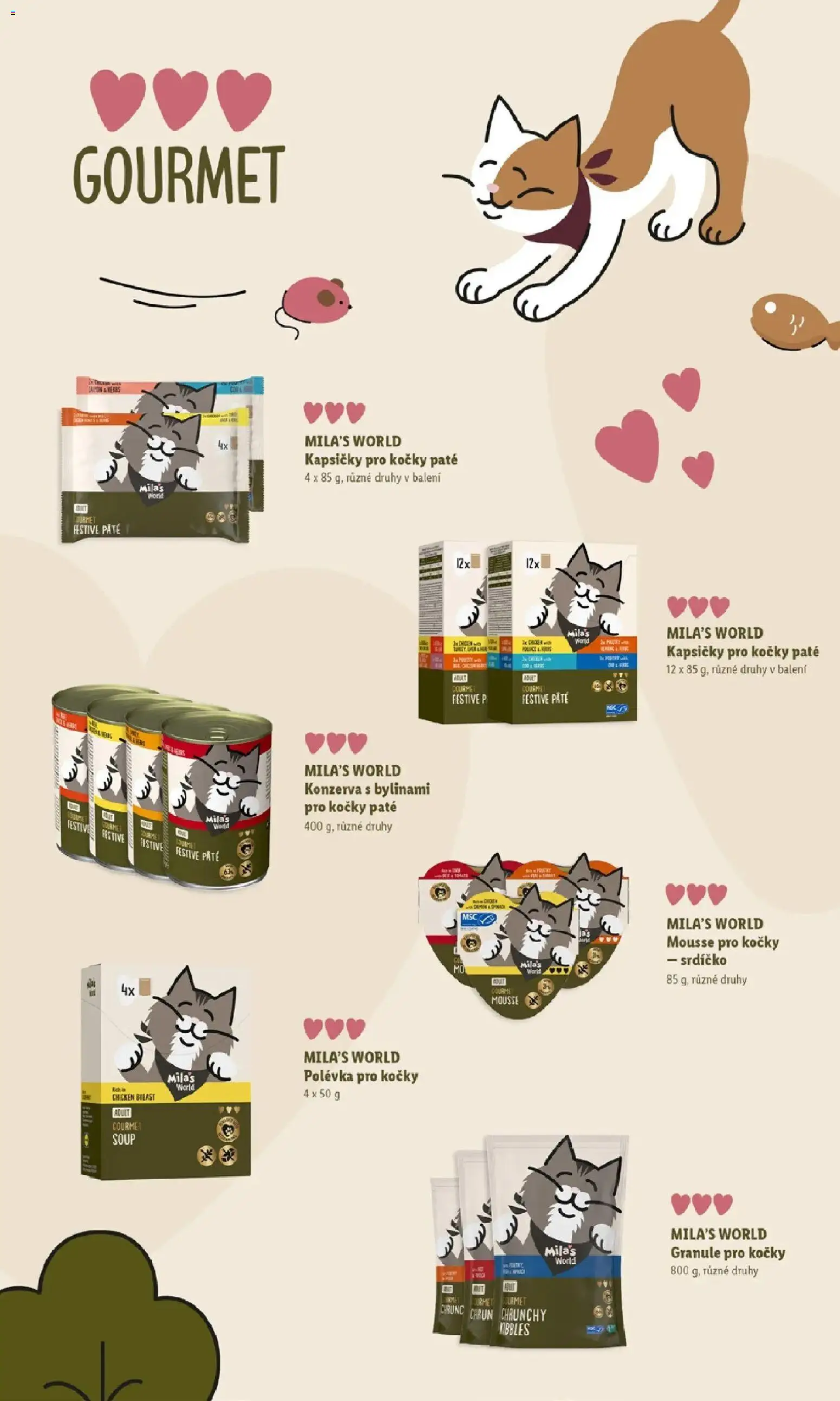 Lidl leták od 19.10.2026 - Nový akční leták | Strana: 12 | Produkty: Granule, Kapsičky pro kočky, Granule pro kočky, Kapsičky