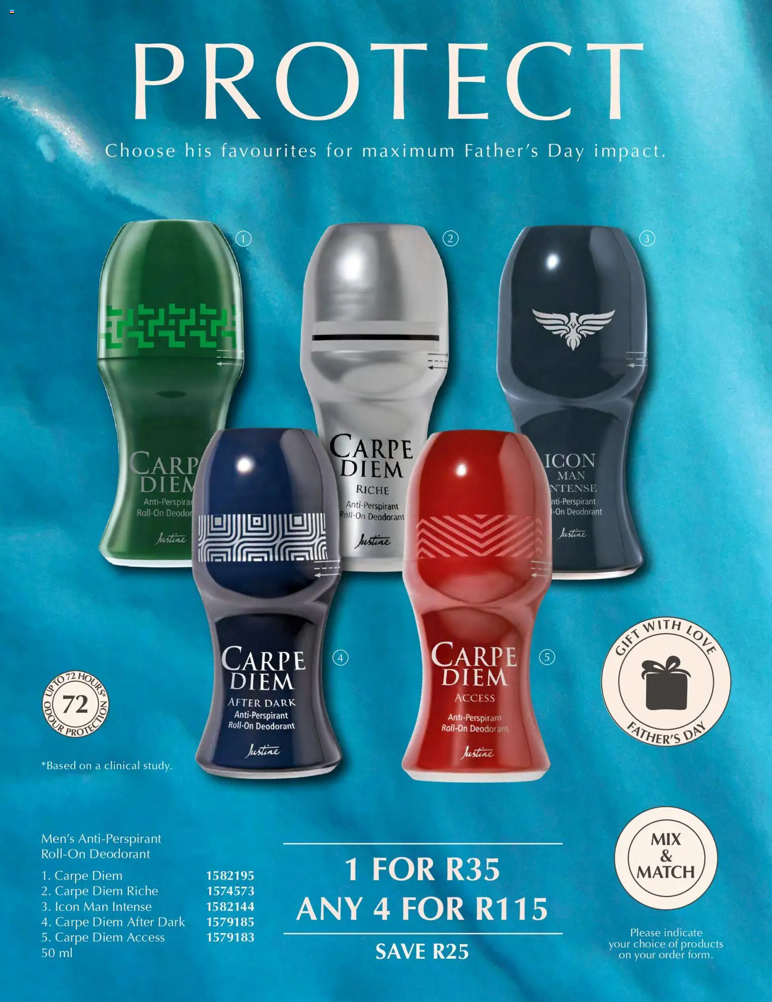 New Justine catalogue – valid from 11.05.2026 | Page: 11 | Products: Deodorant, Antiperspirant