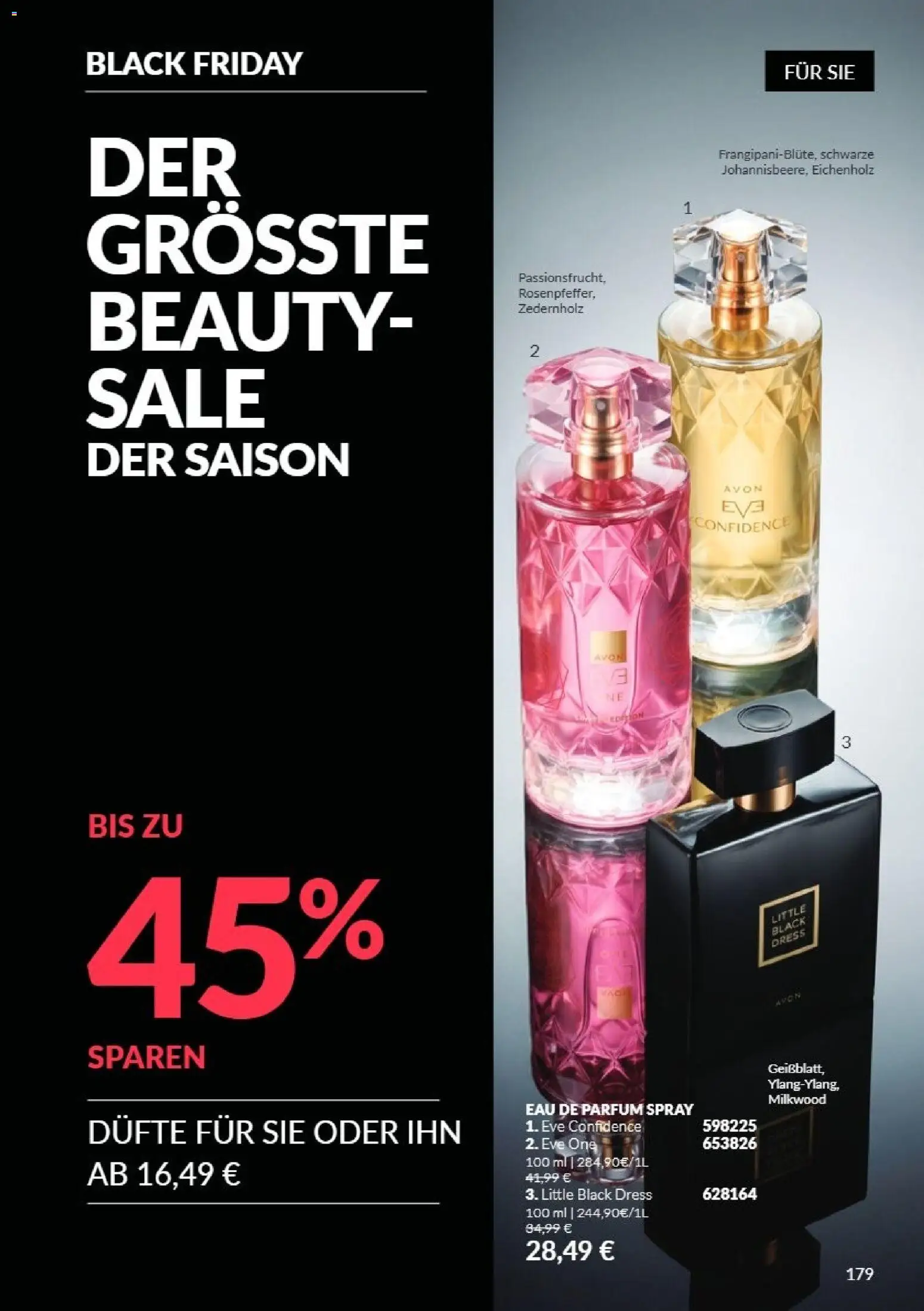Avon Black Friday – gültig ab 01.11.2026 | Seite: 179 | Produkte: Parfüm, Eau de Parfum