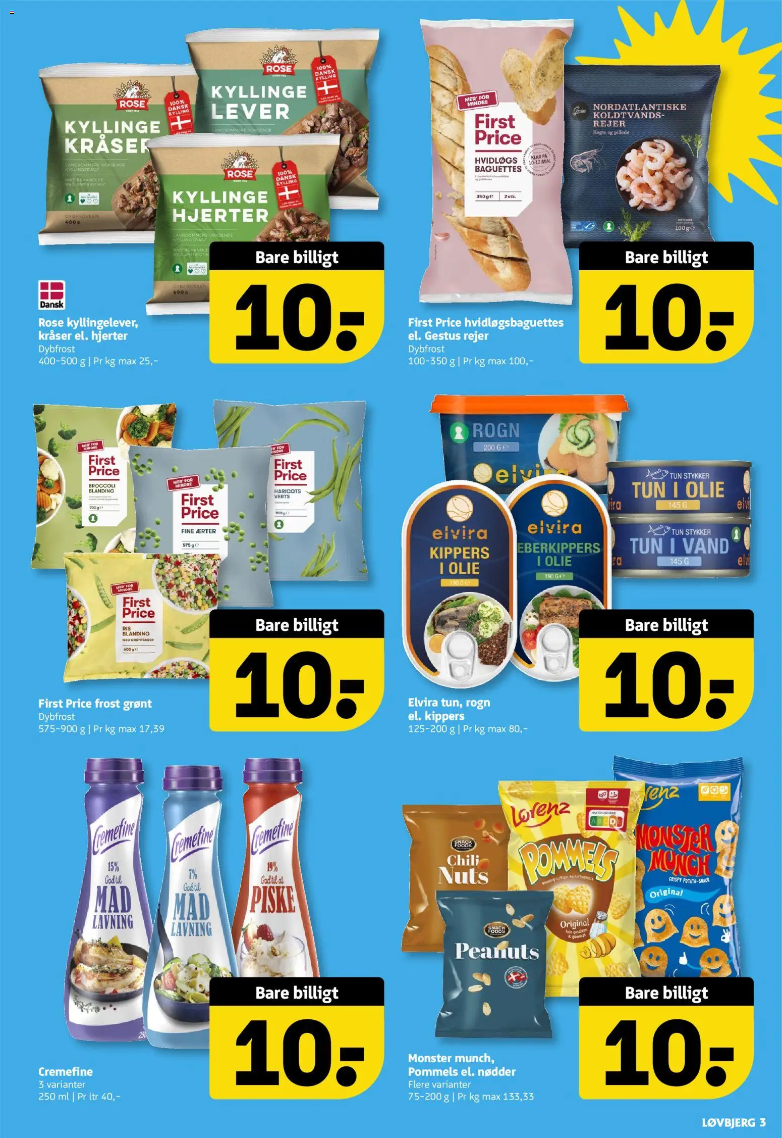 Løvbjerg tilbudsavis – gyldig fra 21/08/2026 | Side: 3 | Produkter: Chili, Nødder, Peanuts, Tun