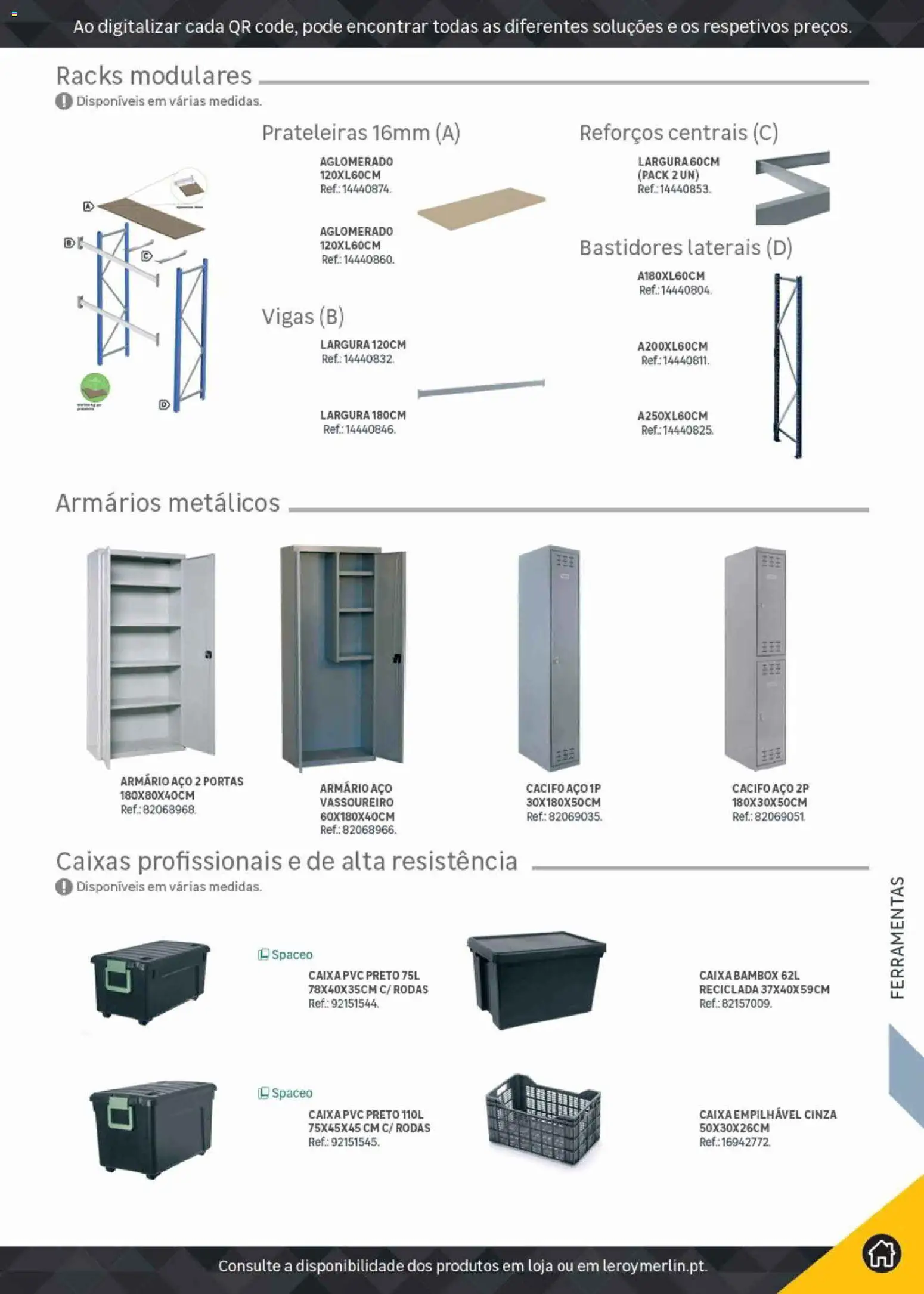 Leroy Merlin Catálogo Pro │ válido de 09.06.2026 | Página: 357 | Produtos: Armário, Ferramentas, Portas, Caixa