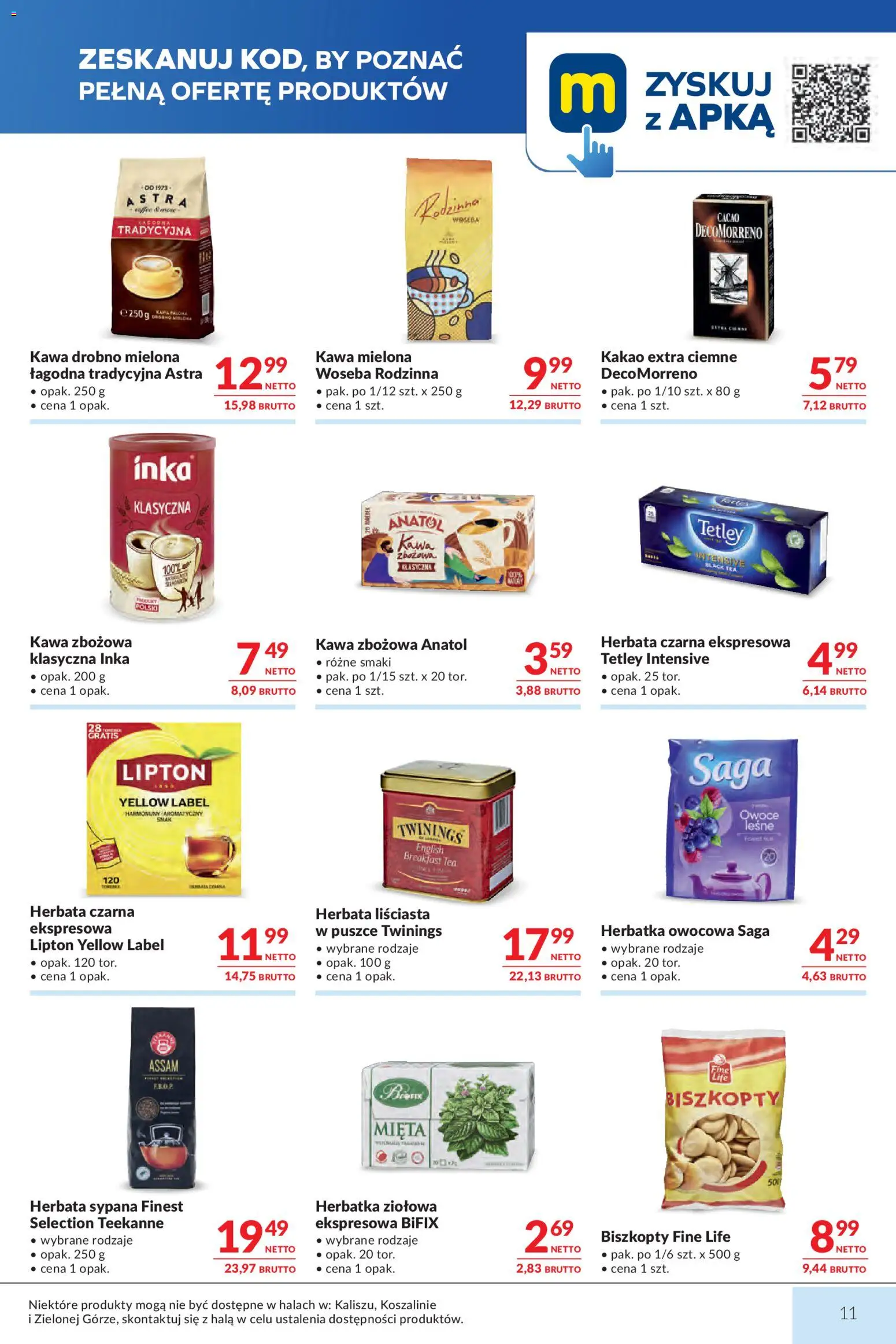 Makro gazetka od 12.05.2026 | Strona: 11 | Produkty: Mięta, Kawa, Herbata, Owoce