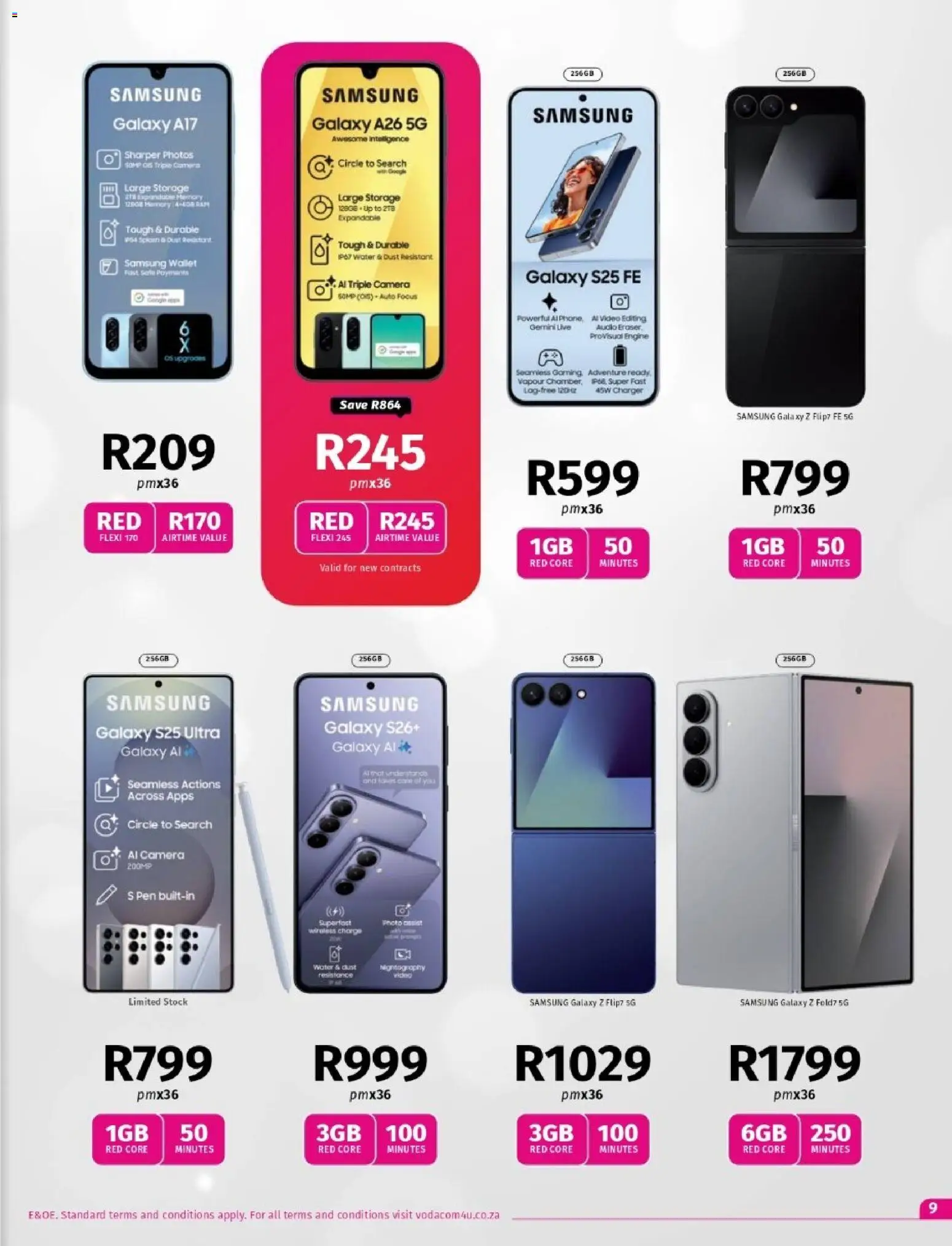 New Vodacom catalogue – valid from 07.05.2026 | Page: 9