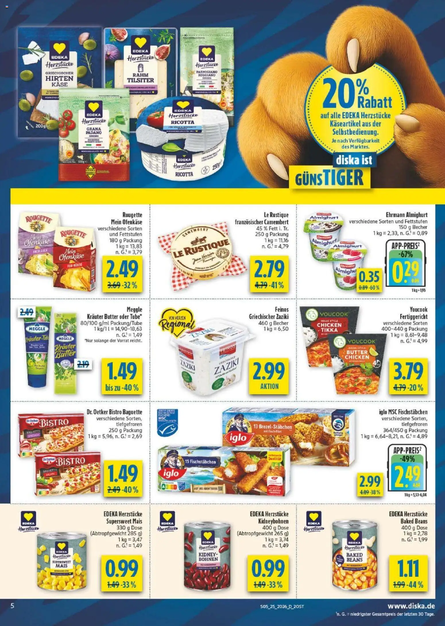 Diska Prospekt – gültig ab 15.06.2026 | Seite: 9 | Produkte: Youcook, Iglo, Baguette, Knoblauch