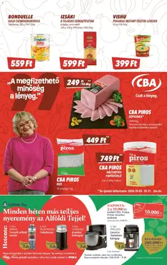 CBA akciós újság - amely érvényes a következő dátumtól: 2026.10.15. | Oldal: 3 | Termékek: Tejhabosító, Philips, Tej, Cérnametélt