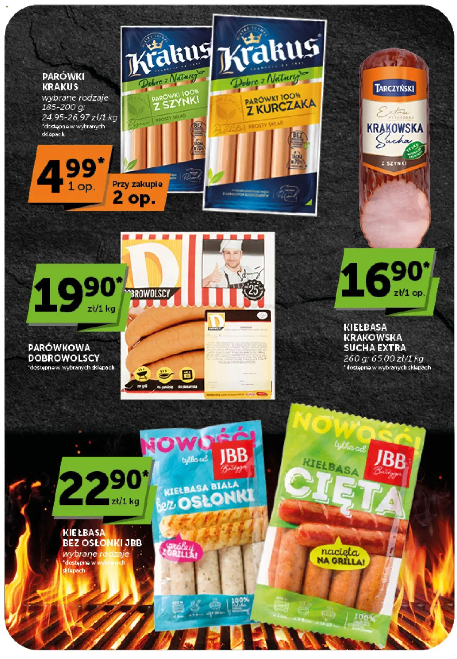 ABC gazetka od 06.08.2026 | Strona: 23 | Produkty: Kiełbasa, Parówki, Kiełbasa krakowska