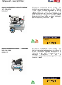 Anteprima del volantino Eurobrico Compressori catalogo valido a partire dal 23.07.2025 | Pagina: 5 | Prodotti: Compressore, Olio, Pittura, Manometro
