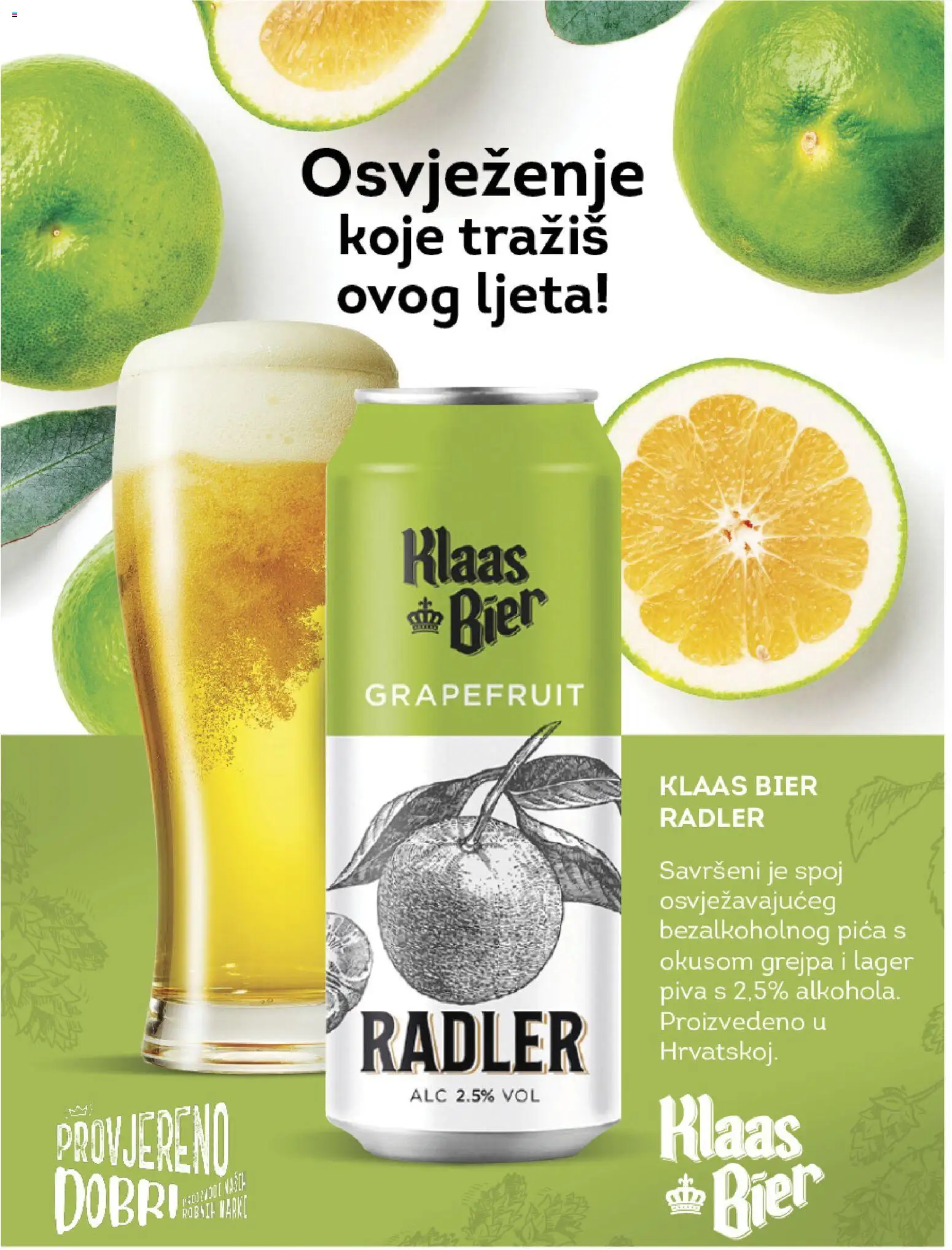 Konzum HR akciós ujság - amely érvényes a következő dátumtól: 2026.08.19. | Oldal: 37 | Termékek: Radler, Grapefruit