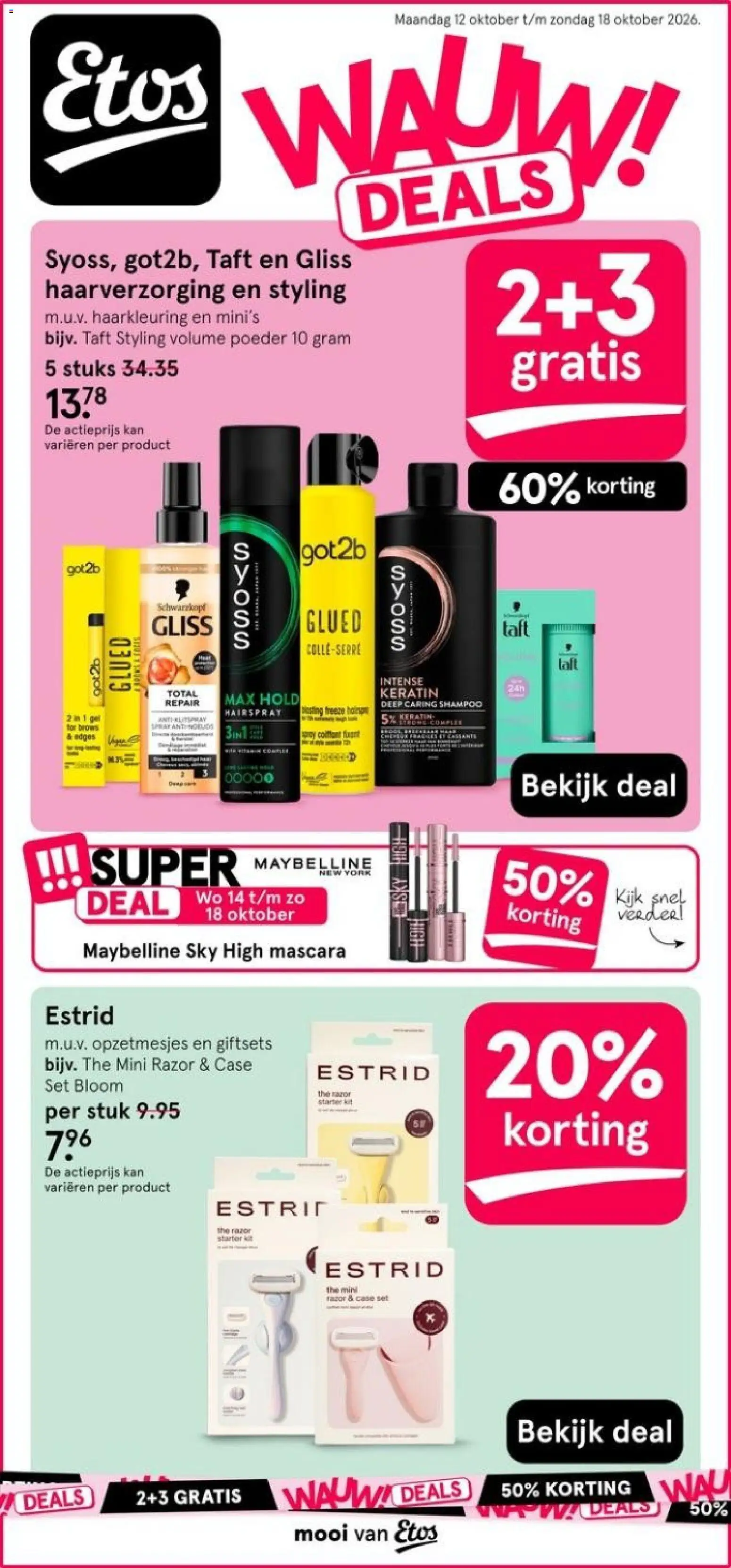 {H1} | Pagina: 1 | Producten: Kan, Gel, Poeder, Mascara