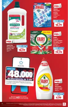 Ofertele Kaufland valabile de la 01.07.2026 | Pagină: 76 | Produse: Pară, Aloe vera, Toaletă, Detergent