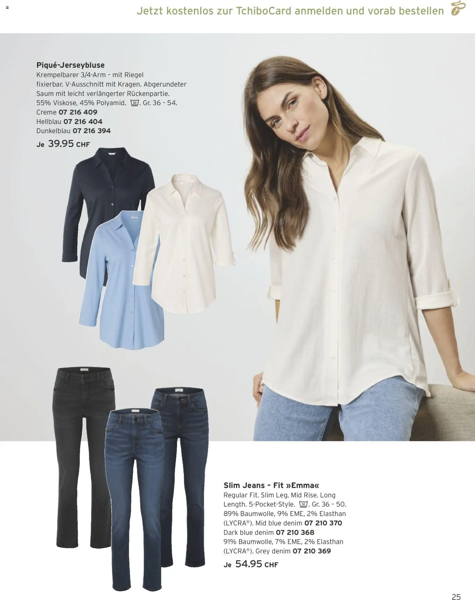 Tchibo aktionen – gültig ab 01.07.2026 | Seite: 25 | Produkte: Jeans, Creme