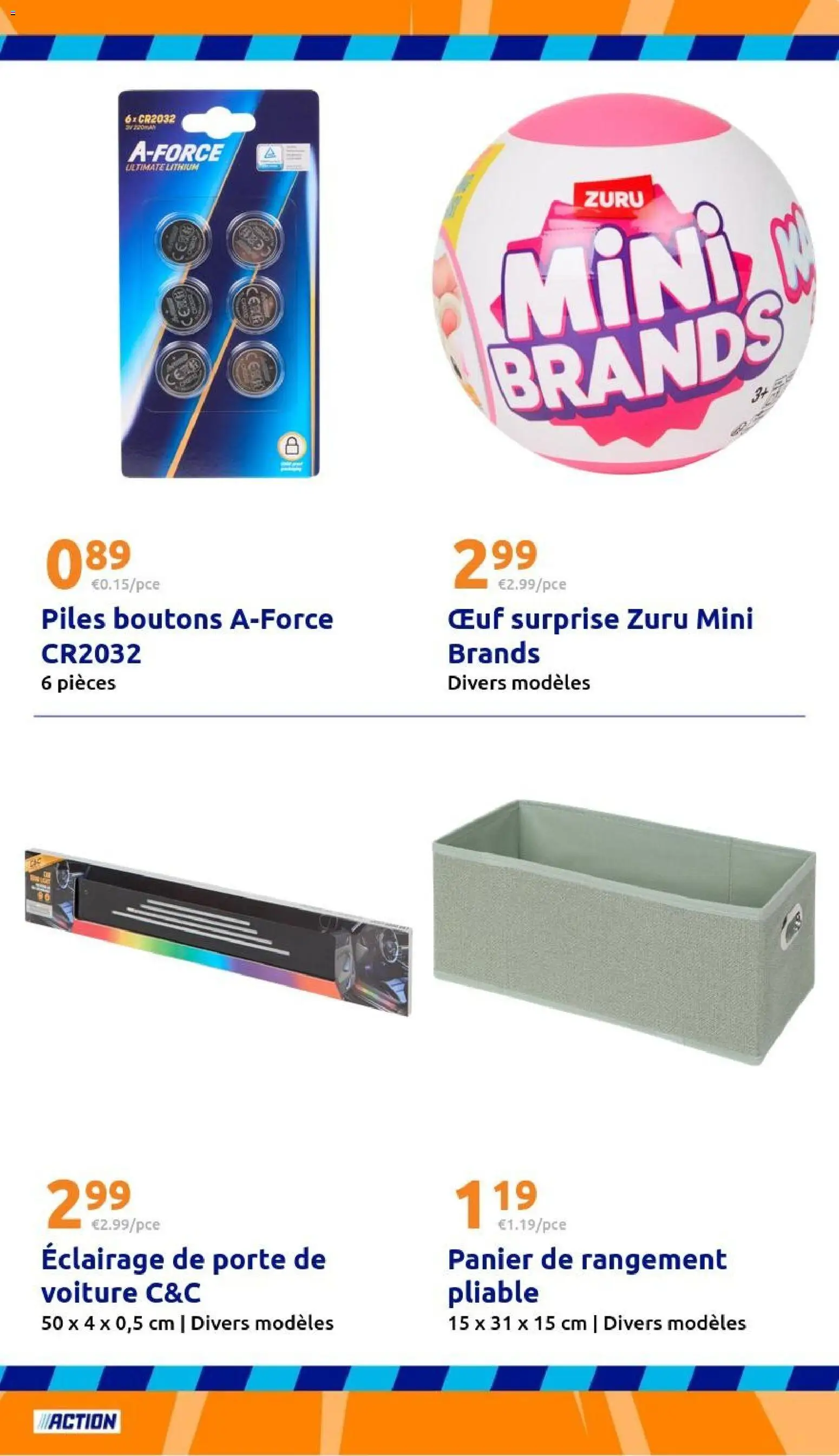 {H1} | Page: 33 | Produits: Porte, Éclairage, Panier, Piles