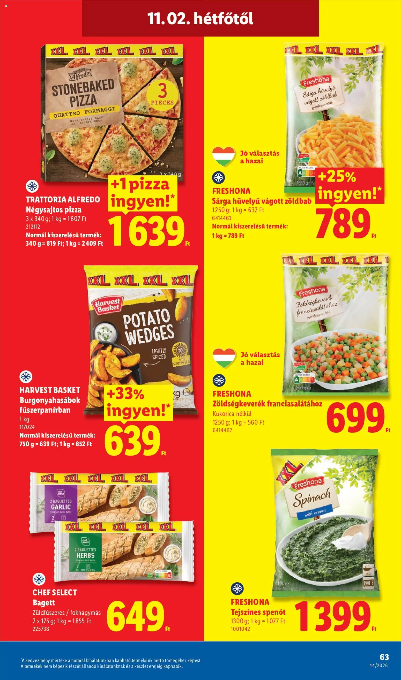Lidl akciós ujság - amely érvényes a következő dátumtól: 2026.10.29. | Oldal: 63