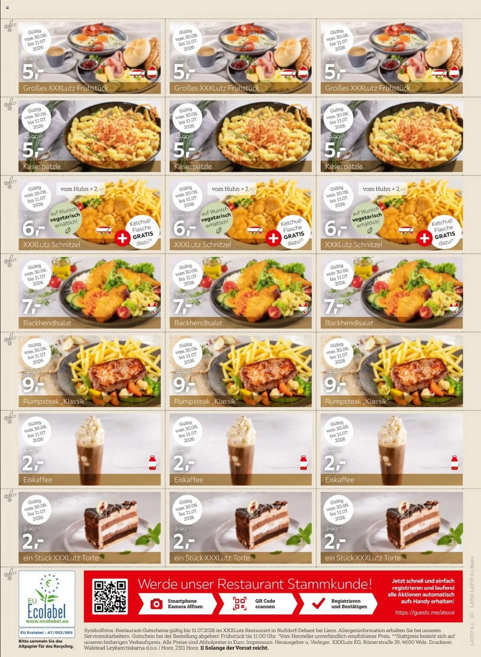 XXXLutz Restaurant gültig ab 30.06.2026 | Seite: 2 | Produkte: Ketchup, Smartphone, Kamera