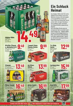 Trinkgut Prospekt ab 15.06.2026 gültig | Seite: 5 | Produkte: Konig pilsener, Carlsberg, Bier, Pilsner urquell