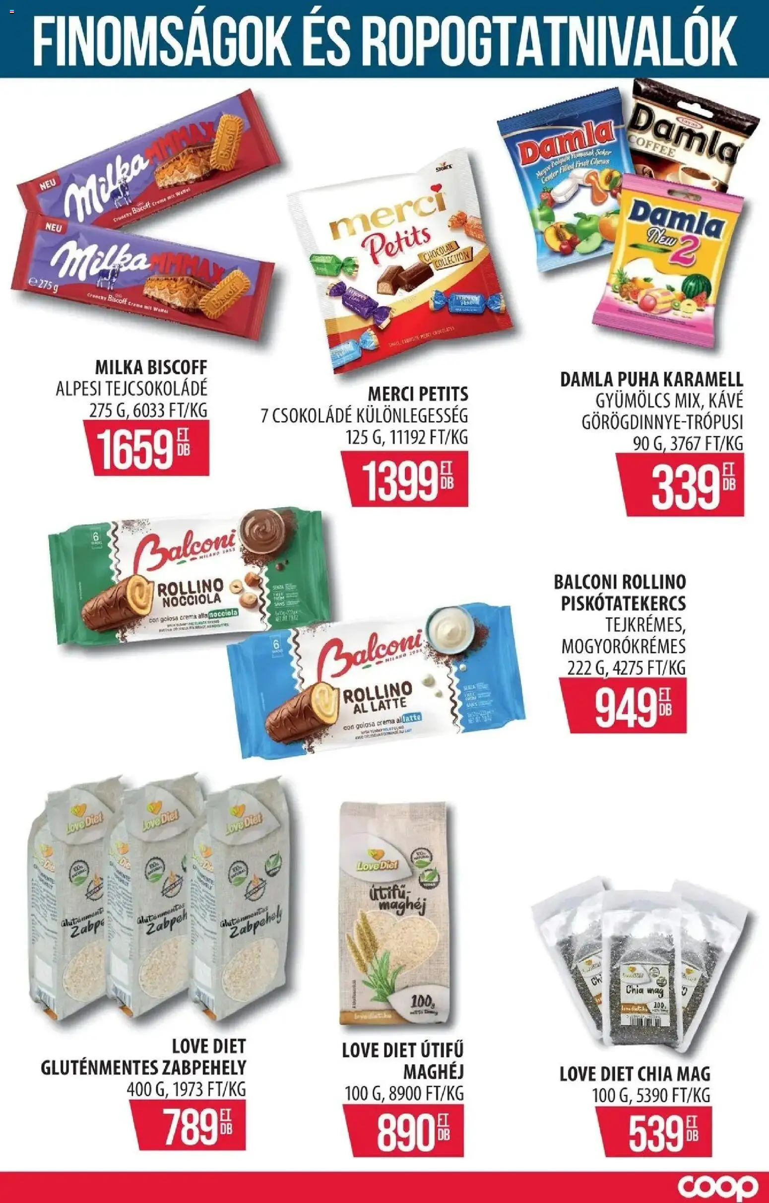 COOP Szolnok akciós újság Szákszend - 2026.10.08. -tól/töl > akció, lapozható szórólap 🛍️ | Oldal: 15 | Termékek: Milka, Tejcsokoládé, Kávé, Gluténmentes