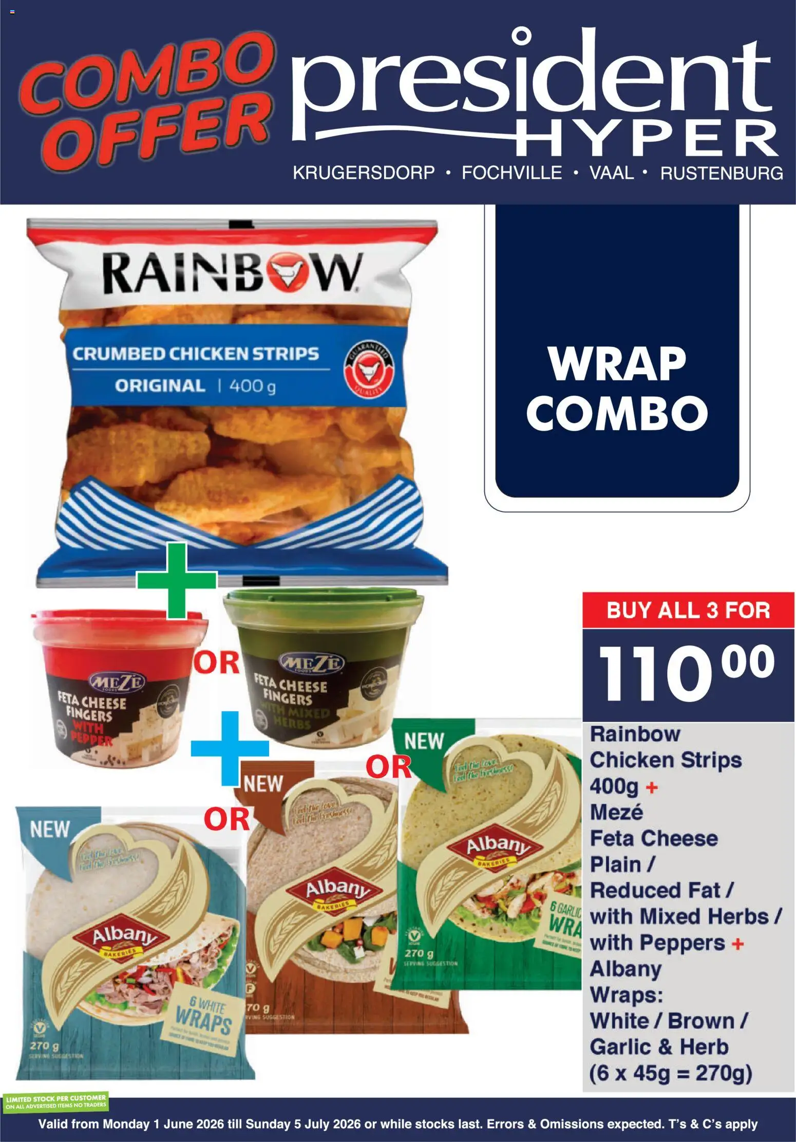 New President Hyper catalogue – valid from 01.06.2026 | Page: 4 | Products: Cheese, Chicken, Herbs, Garlic