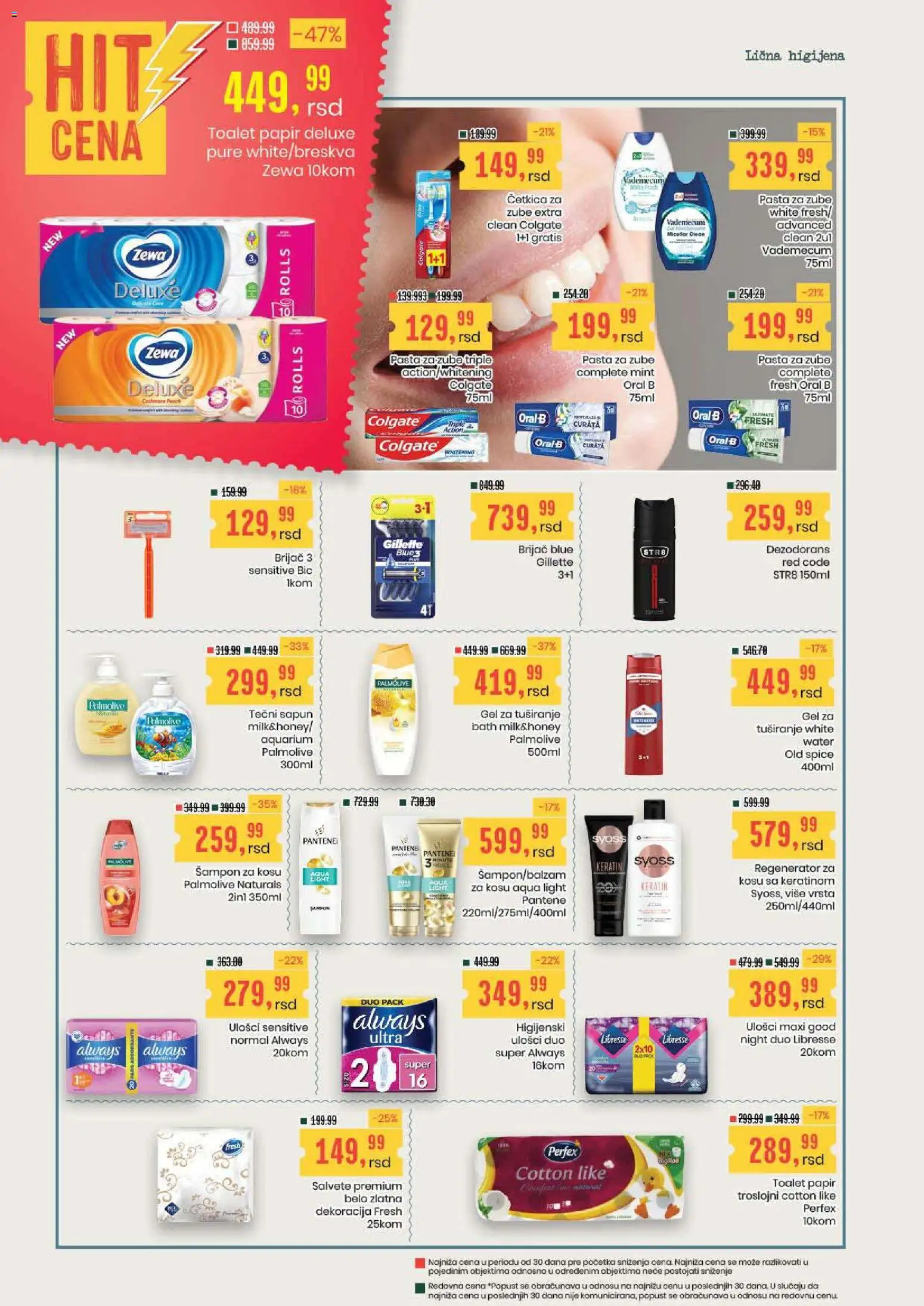 Aroma Market katalog - važi od 06.08.2026 | Strana: 22 | Proizvode: Higijenski ulošci, Syoss, So, Sapun