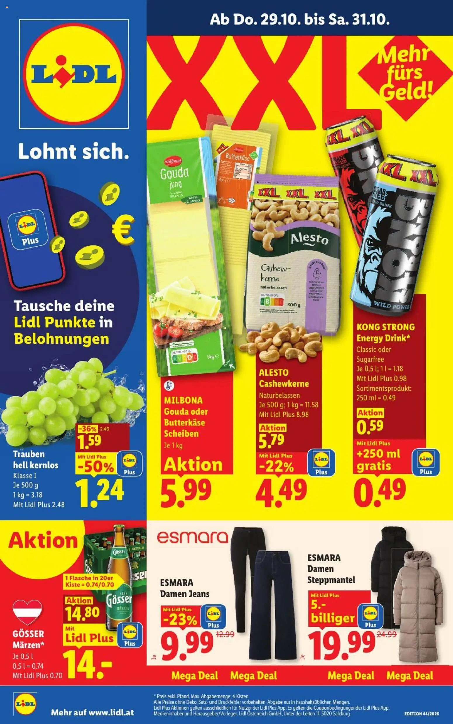 Lidl Flugblatt gültig ab 29.10.2026 | Seite: 1 | Produkte: Jeans