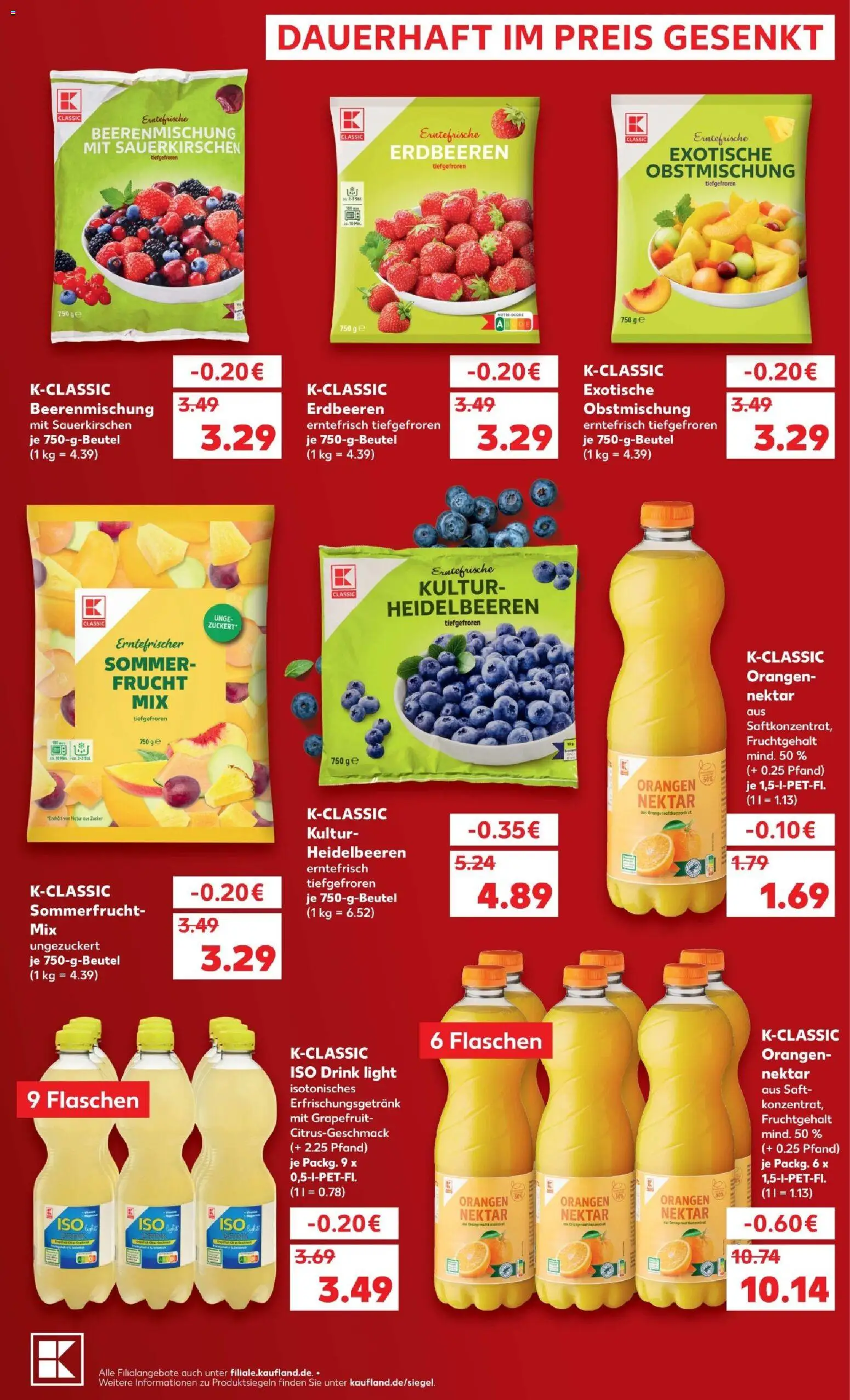 Kaufland Prospekt Rostock – gültig ab 01.10.2026 | Seite: 11 | Produkte: Orangen, Zucker, Saft, Erdbeeren