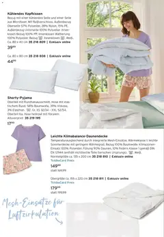 Prospekt Tchibo Cool bleiben ab 17.06.2026 gültig | Seite: 18 | Produkte: Kissen, Kopfkissen, Hose