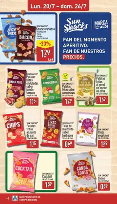 Vista previa SUN SNACKS® Patatas fritas onduladas sabor jamón serrano, Patatas fritas onduladas sabor jamón serrano válido desde el 20/07/2026 | Página: 10