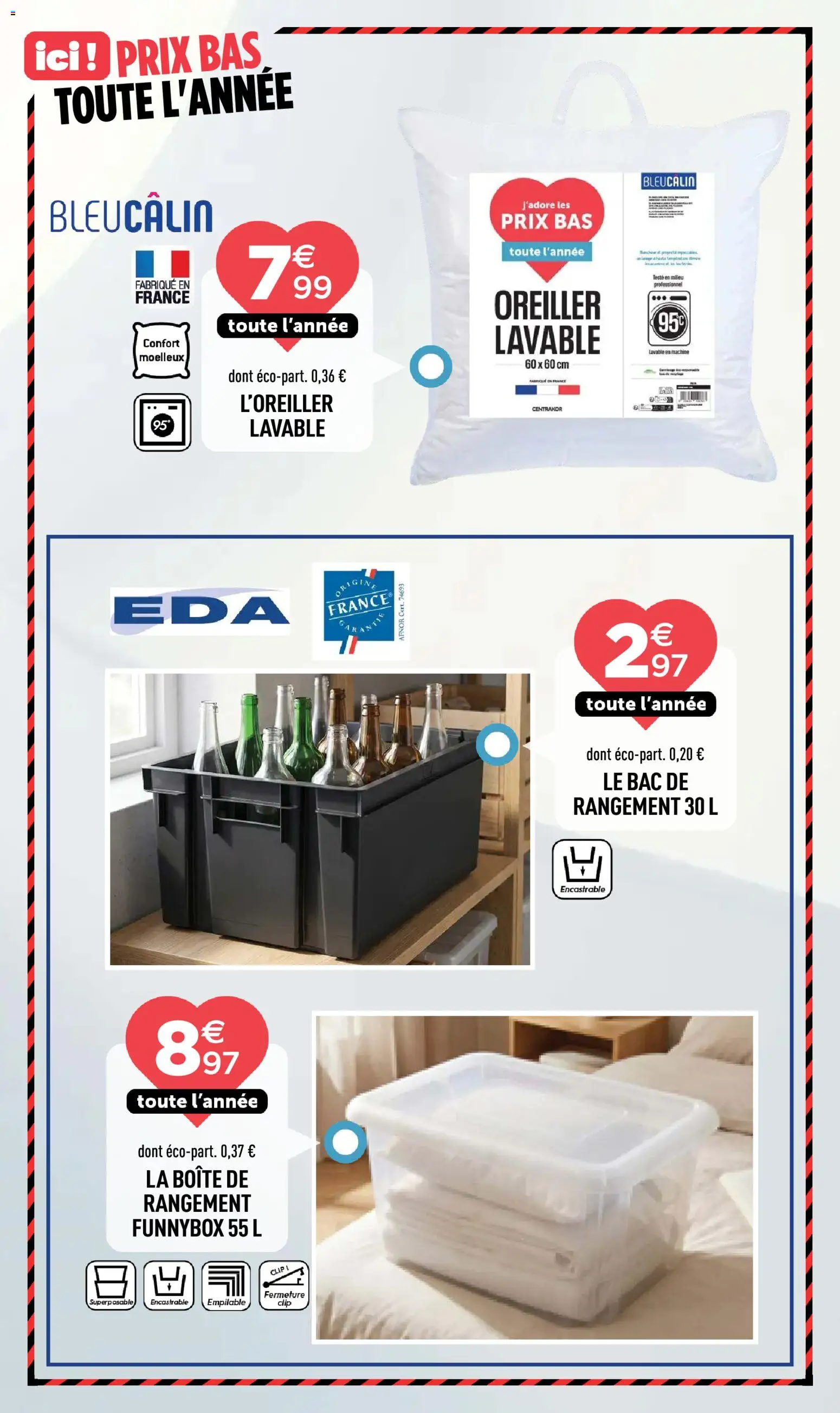 {H1} | Page: 36 | Produits: Oreiller, Boîte de rangement