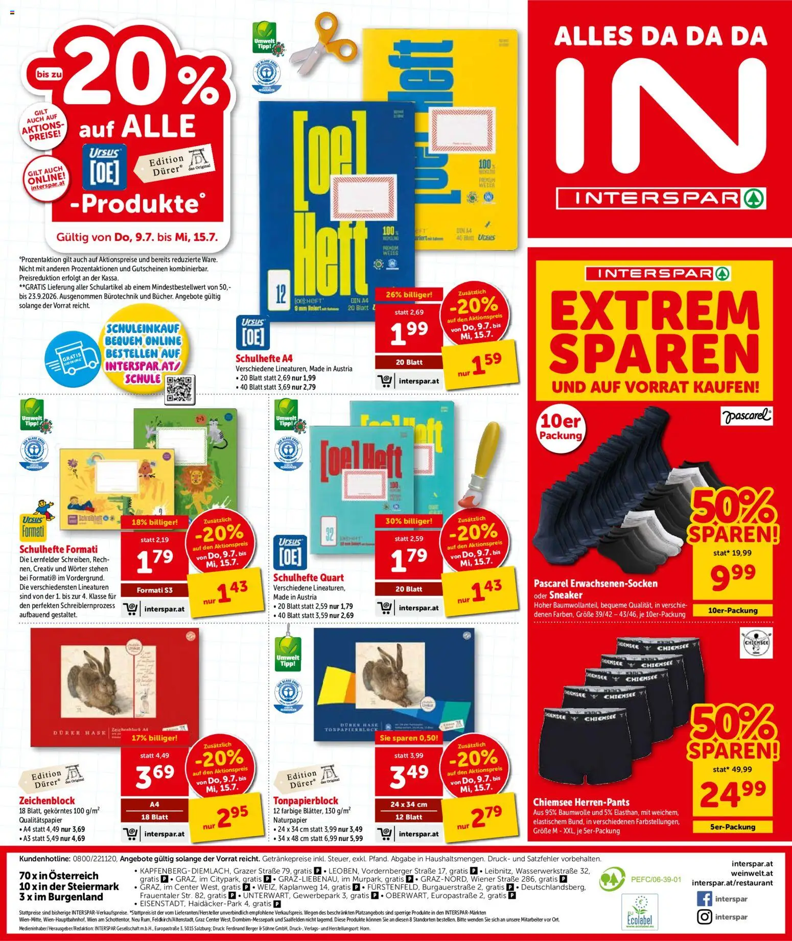 Interspar Flugblatt - Steiermark gültig ab 09.07.2026 | Seite: 17